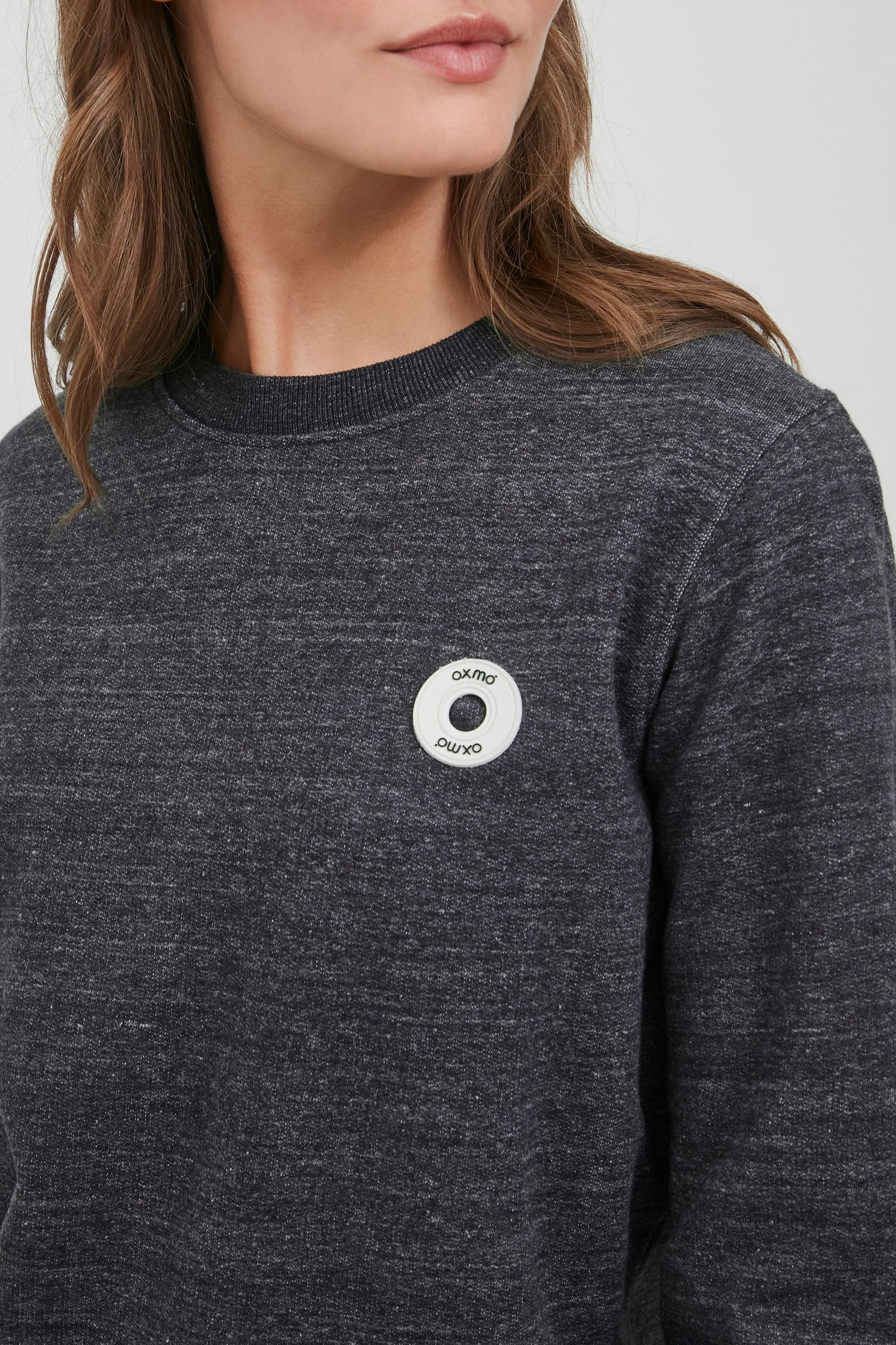 OXMO Rundhalspullover »Rundhalspullover OHHella«