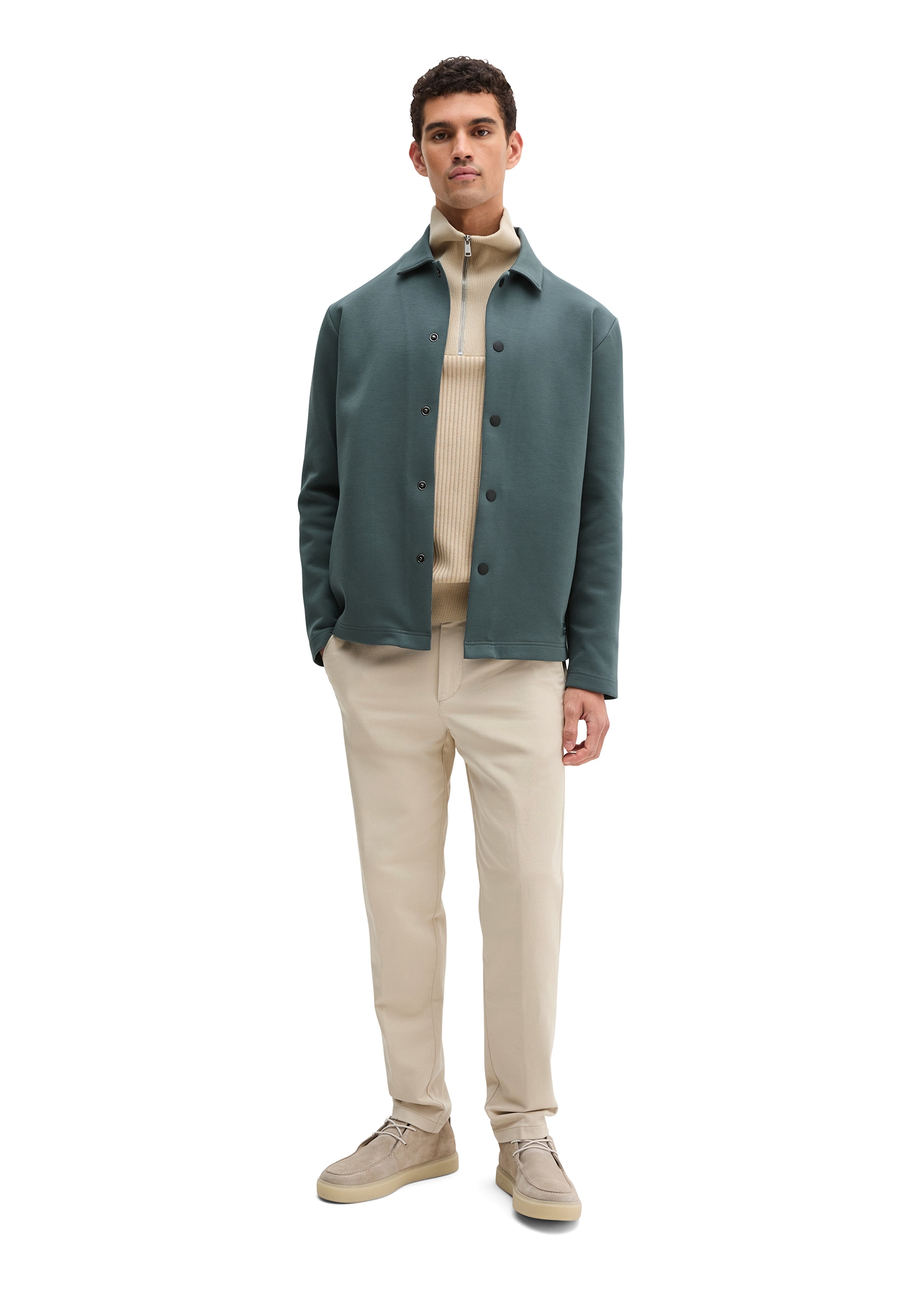 Marc O'Polo Sweatjacke regular aus Scuba-Interlock