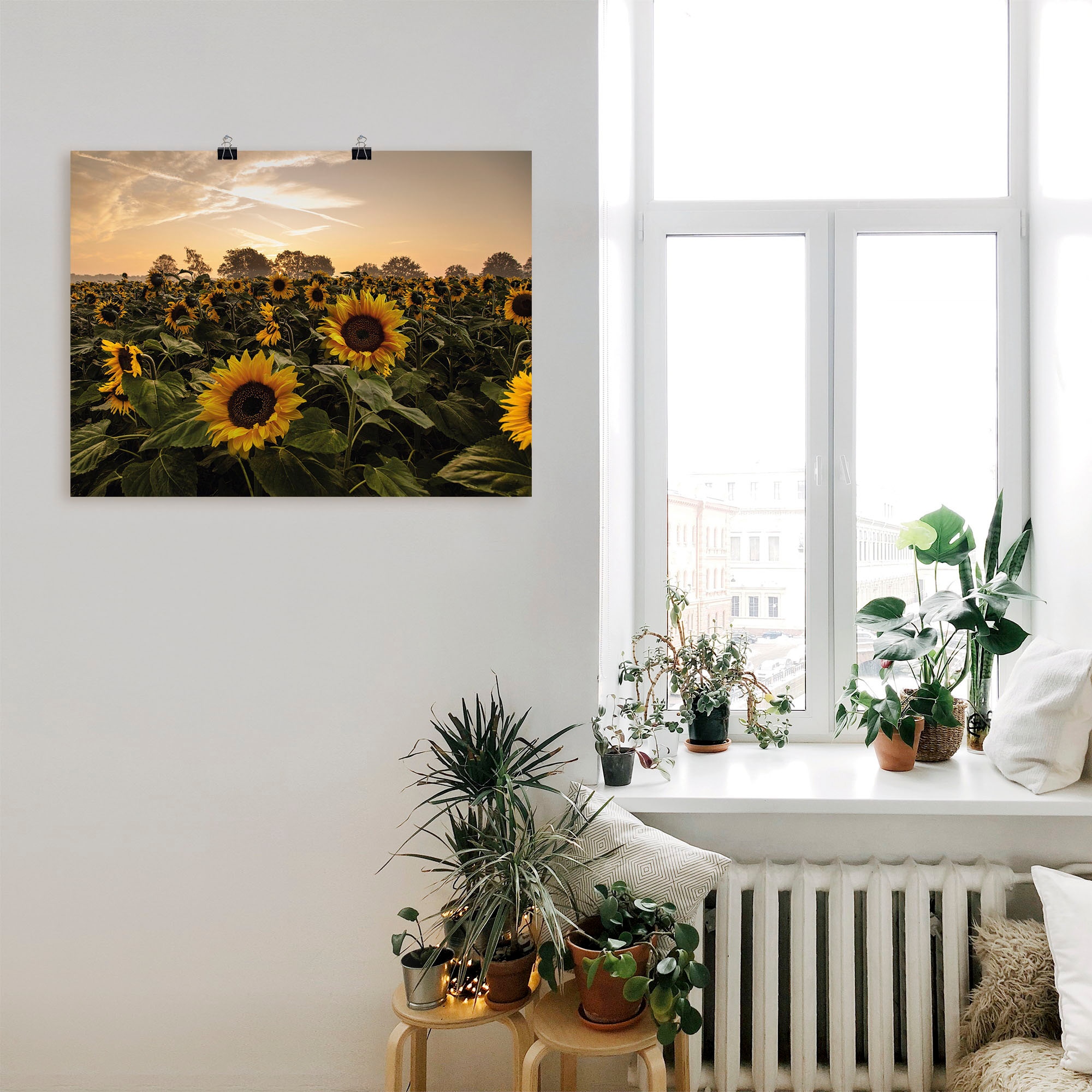 Artland Wandbild »Lasst Blumen sprechen...«, Blumen, (1 St.), als Leinwandbild, Wandaufkleber oder Poster in versch. Größen