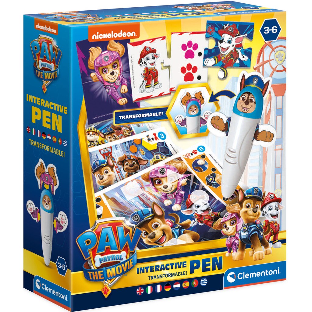 Clementoni® Spielesammlung »Interaktiver Stift, Paw Patrol«