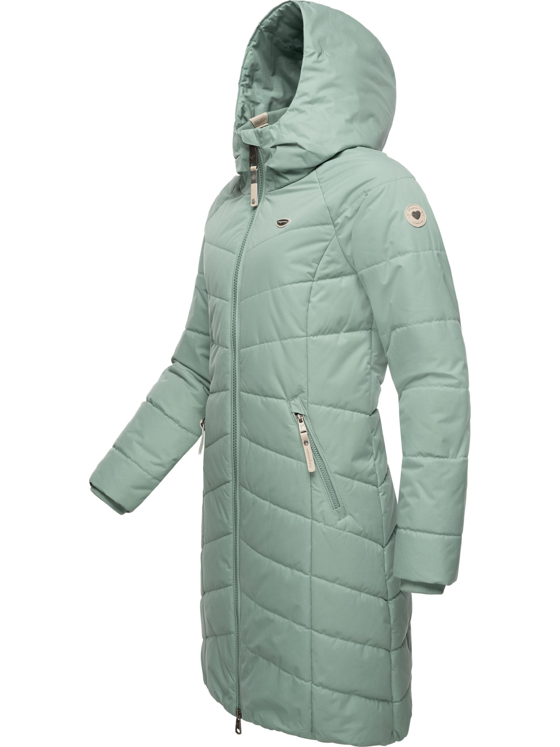 Ragwear Steppmantel »Steppmantel Dizzie Coat«, Wasserdichter Winterparka mit gefütterter Kapuze
