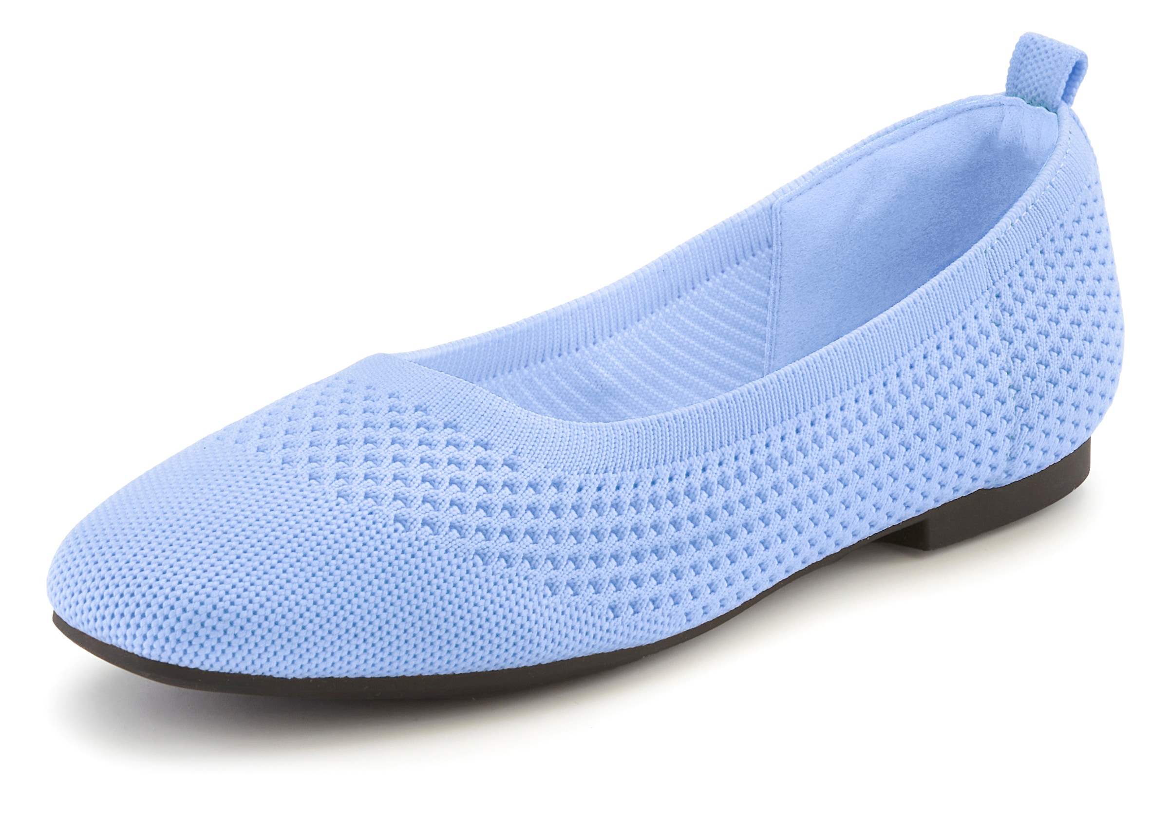 Vivance Ballerina »Slipper, Halbschuh, Freizeitschuh«  aus leichtem Mesh zum Reinschlüpfen