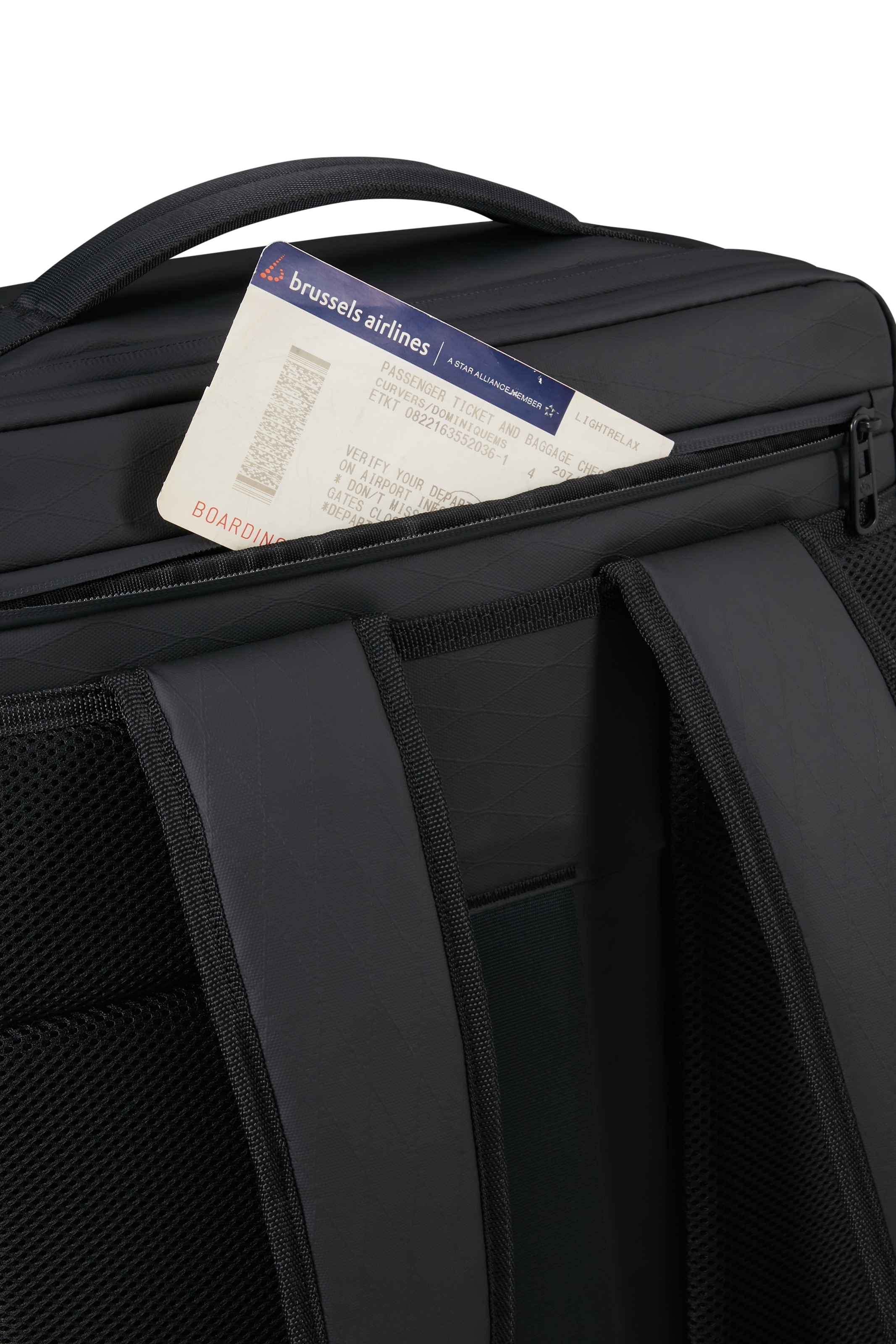 Samsonite Reiserucksack Sicherheitsfach am Rücken wasserabweisend