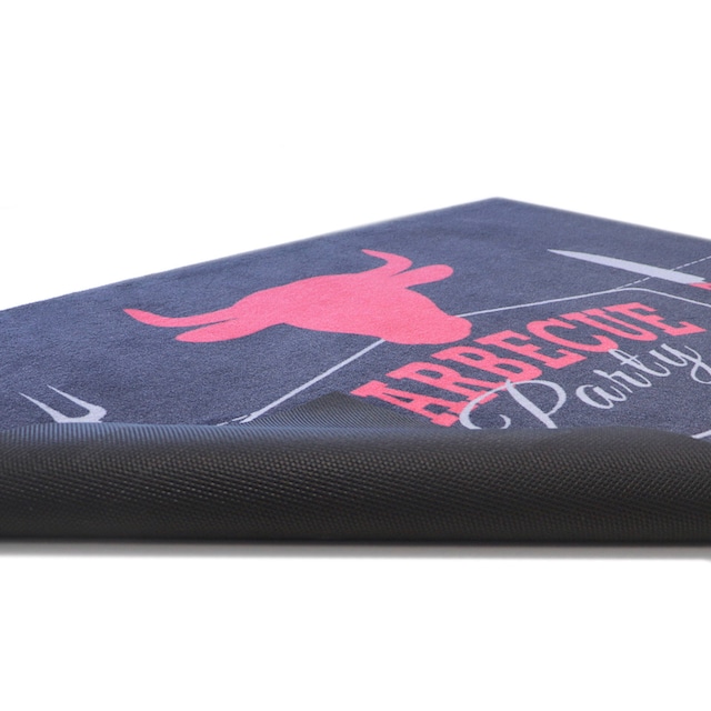 Primaflor-Ideen in Textil Fußmatte »BBQ Grillunterlage BARBECUE schwarz«,  rechteckig, Schmutzfangmatte, rutschhemmend, waschbar bestellen bei OTTO