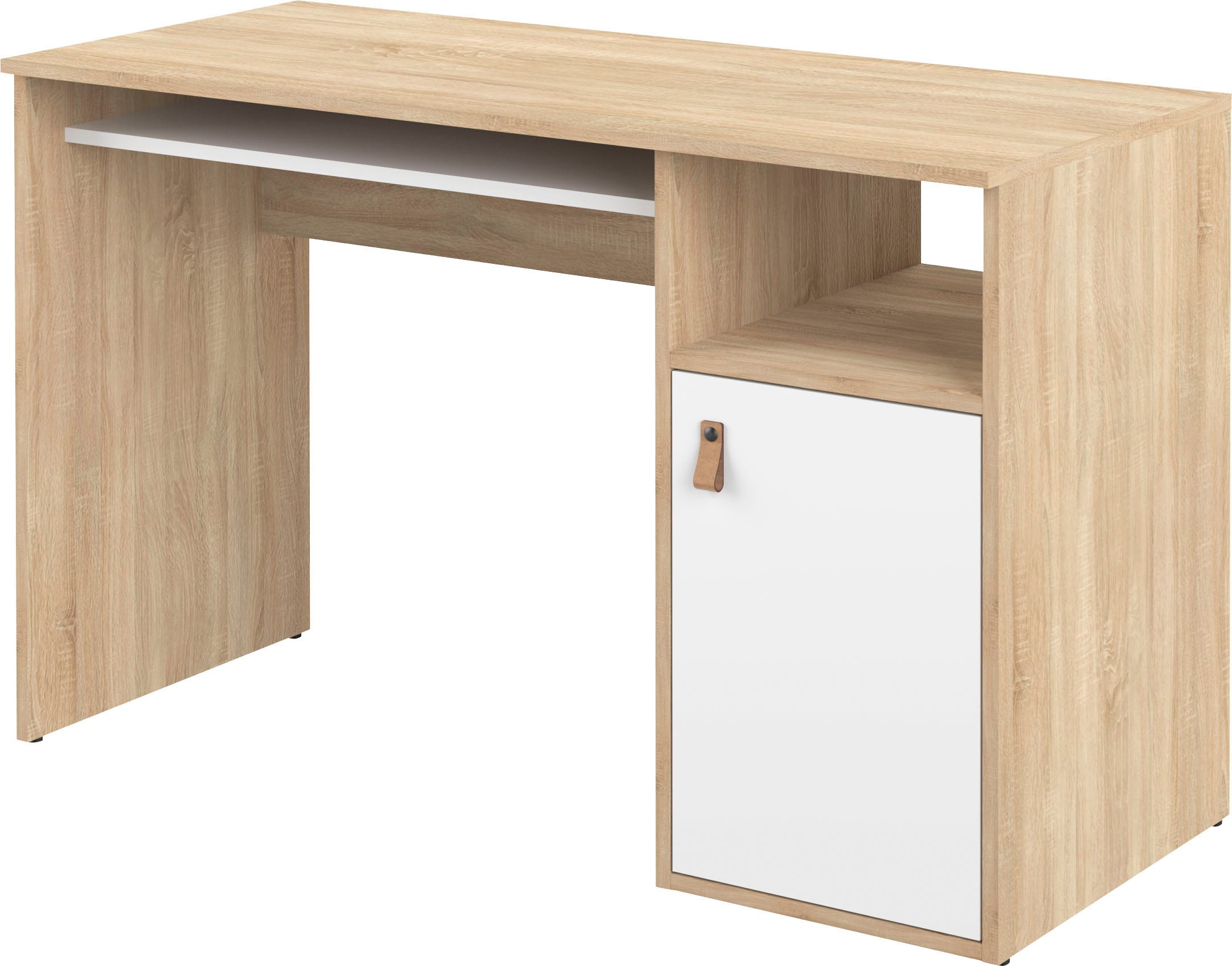 TemaHome Schreibtisch »OXFORD«, Ledergriff