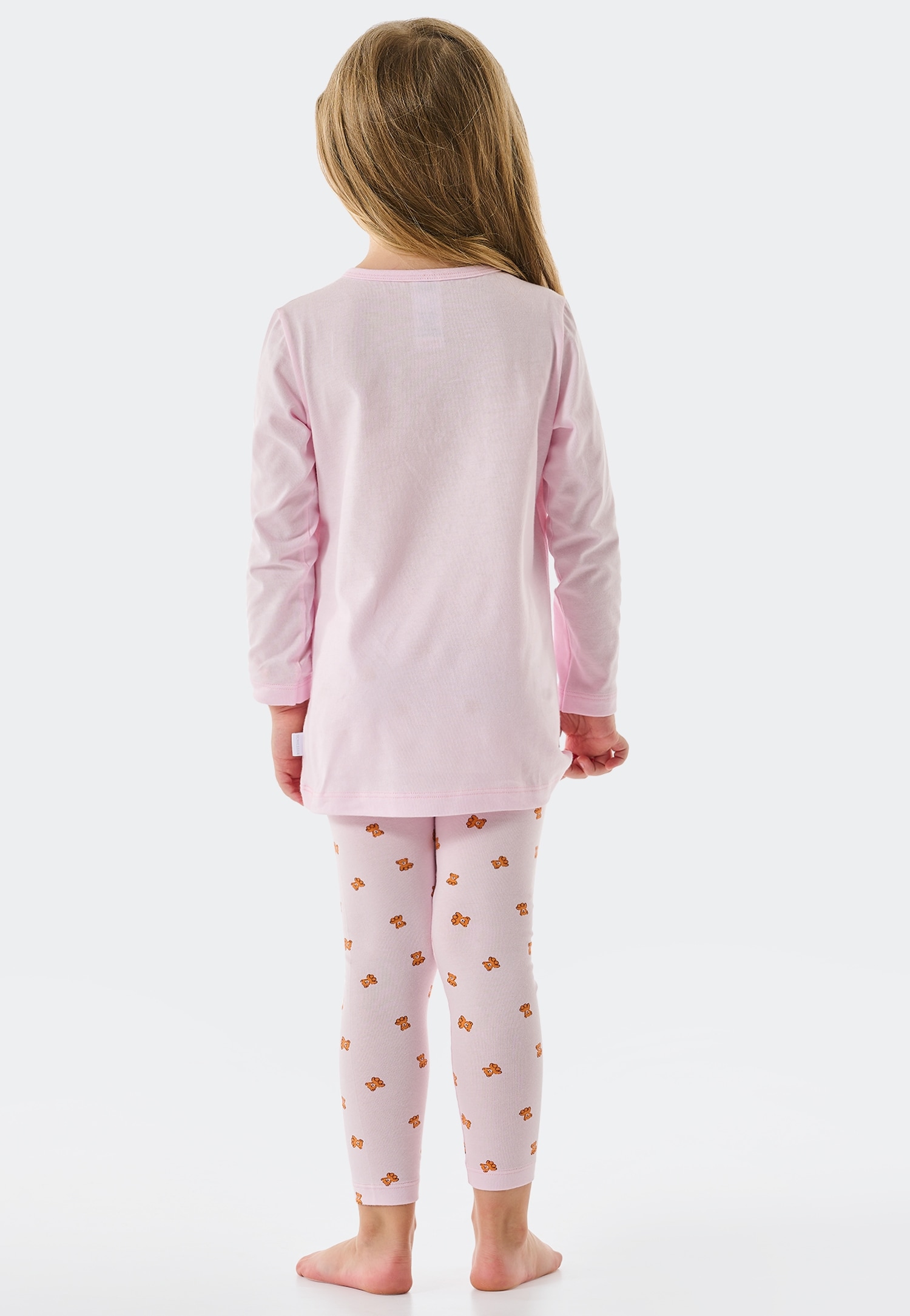Schiesser Schlafanzug OTTO Love«, Teddy-Motiv bei Natural Pyjama »Mädchen 