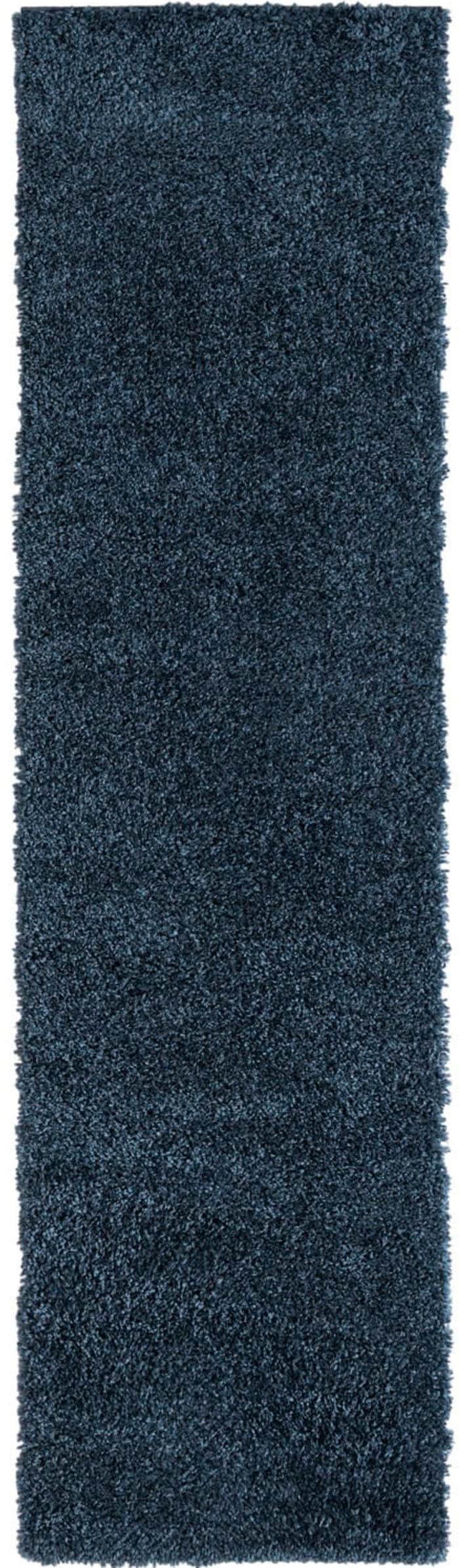 Myflair Möbel & Accessoires Hochflor-Bettumrandung »My Shaggy«, (3 tlg.), Shaggy, Uni-Farben, leicht glänzend, extra flauschig, Läufer-Set