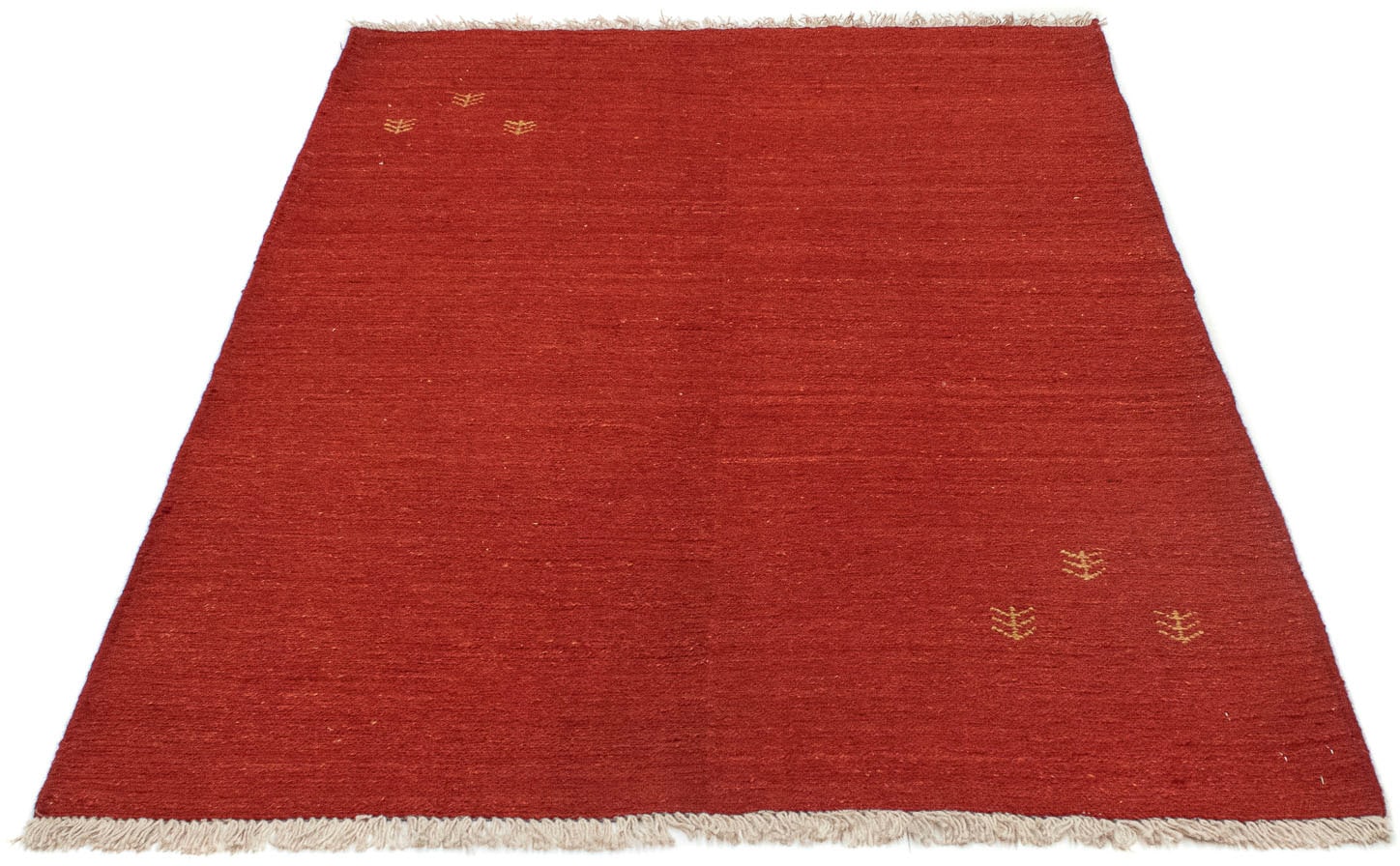 »Gabbeh morgenland rot«, Wollteppich handgeknüpft handgeknüpft OTTO rechteckig, im Online-Shop Teppich
