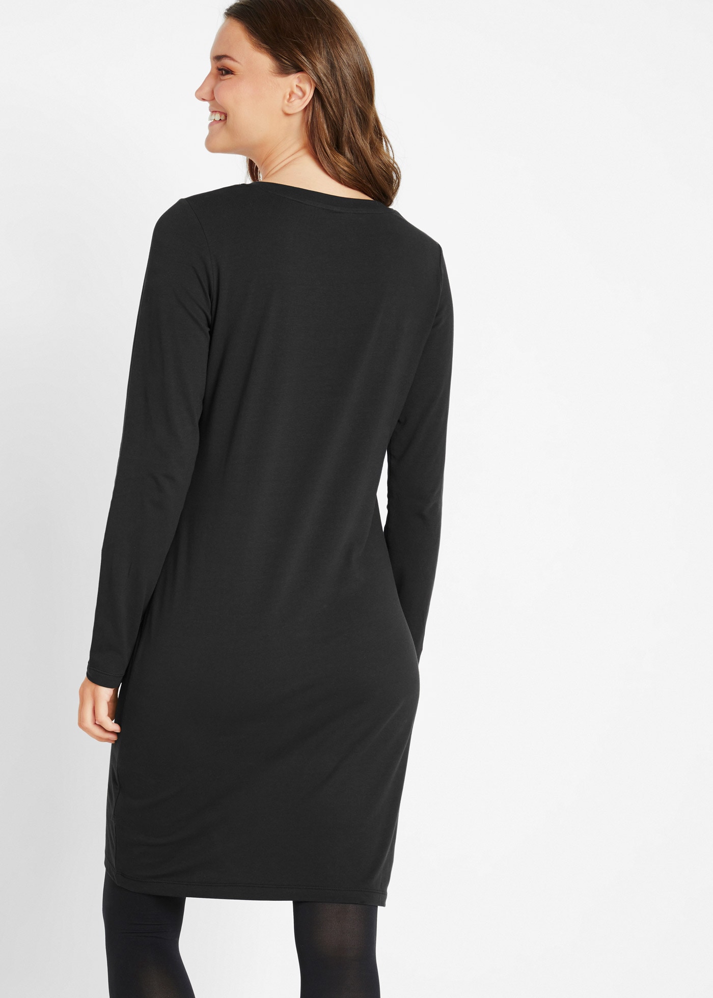 bonprix Jerseykleid »Figurbetontes Jerseykleid (2er Pack)« Packung, 2, 2 Stk. tlg. Figurbetontes Jerseykleid (2er Pack)