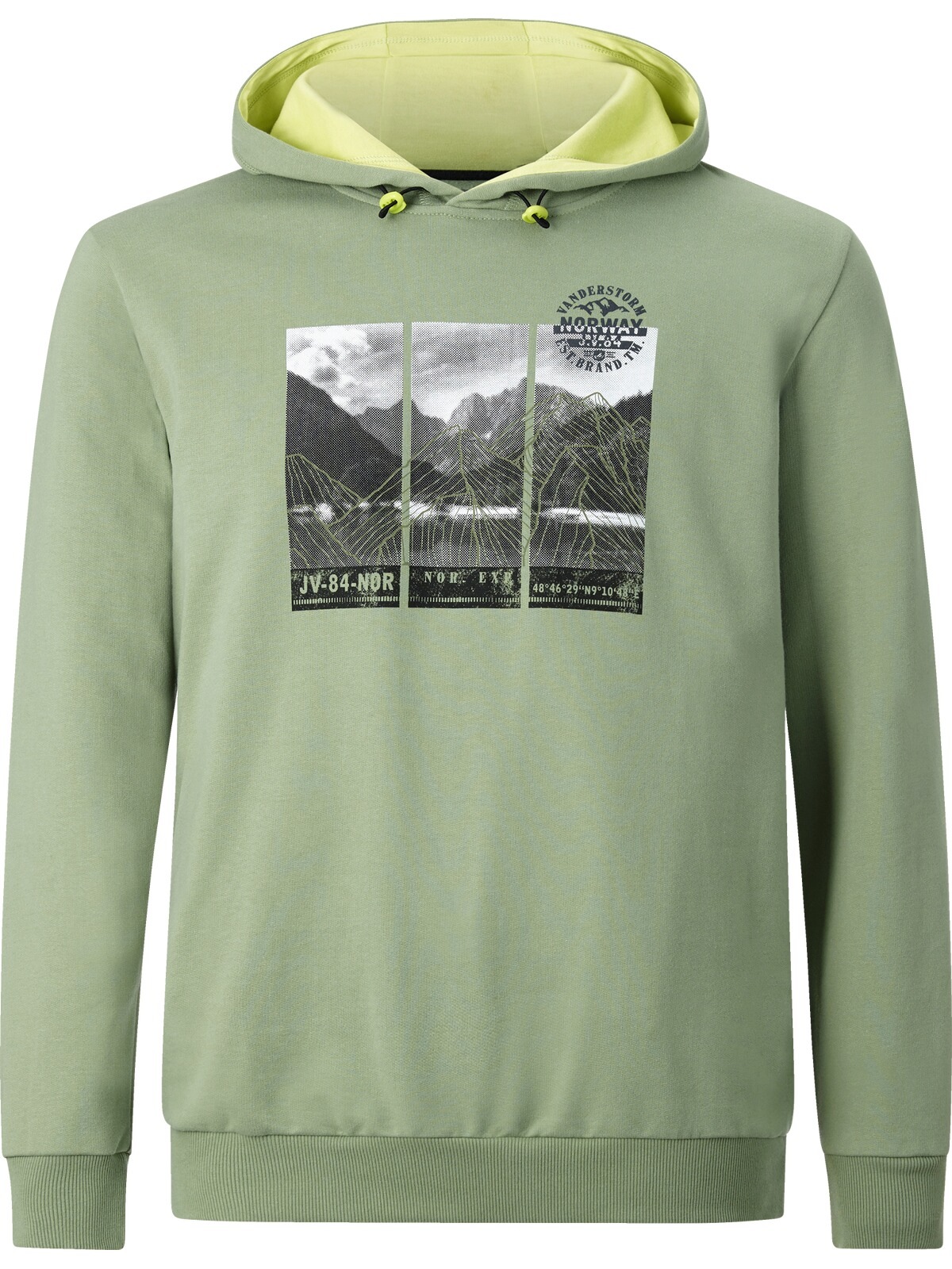 Jan Vanderstorm Kapuzensweatshirt »Sweatshirt JIRI«, (1 tlg.), mit verstellbarer Kapuze