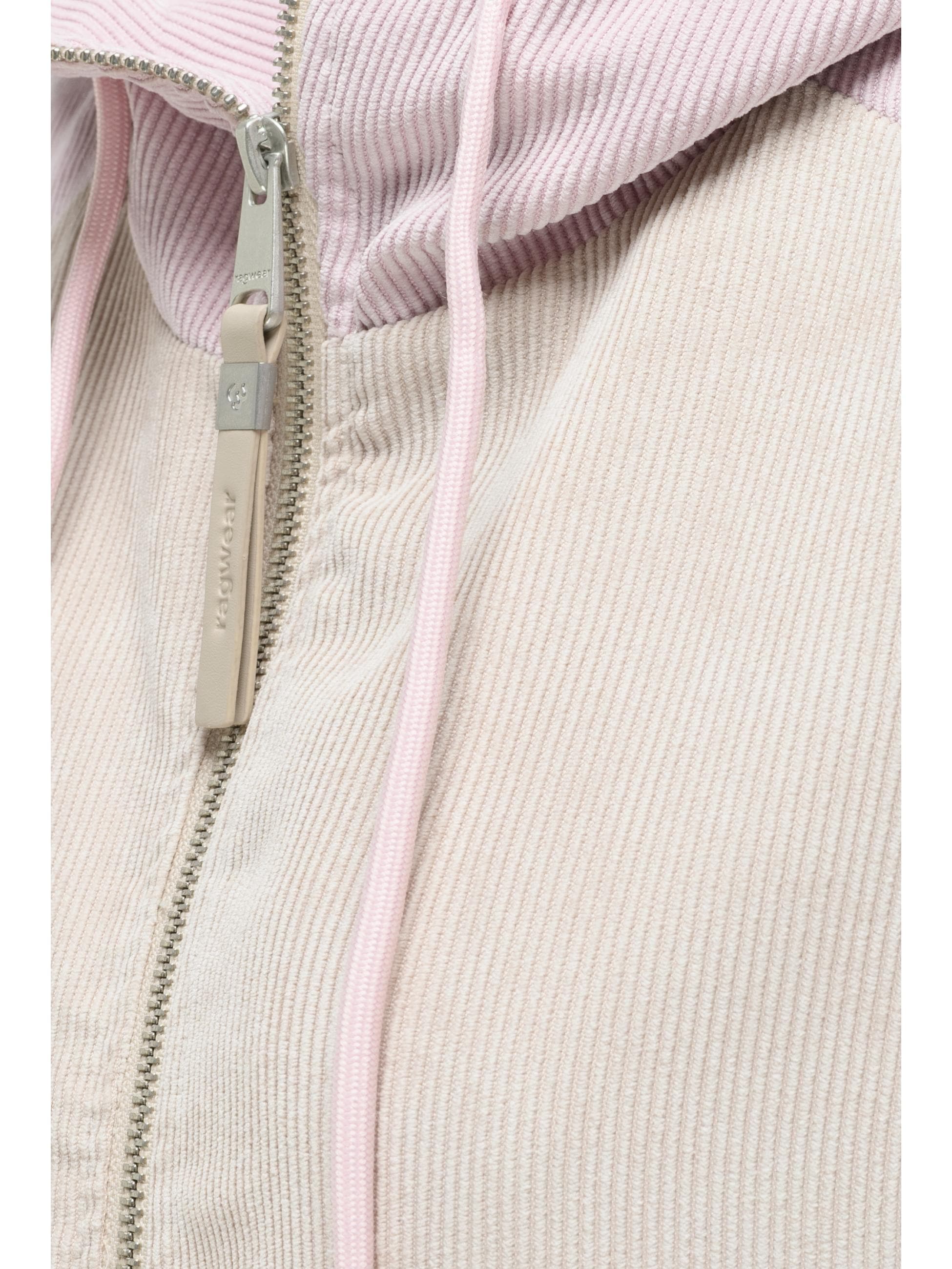 Ragwear Cordjacke »Cordjacke Queny Cordy« mit Kapuze Jacke in Feinkord-Optik mit verstellbarer Kapuze