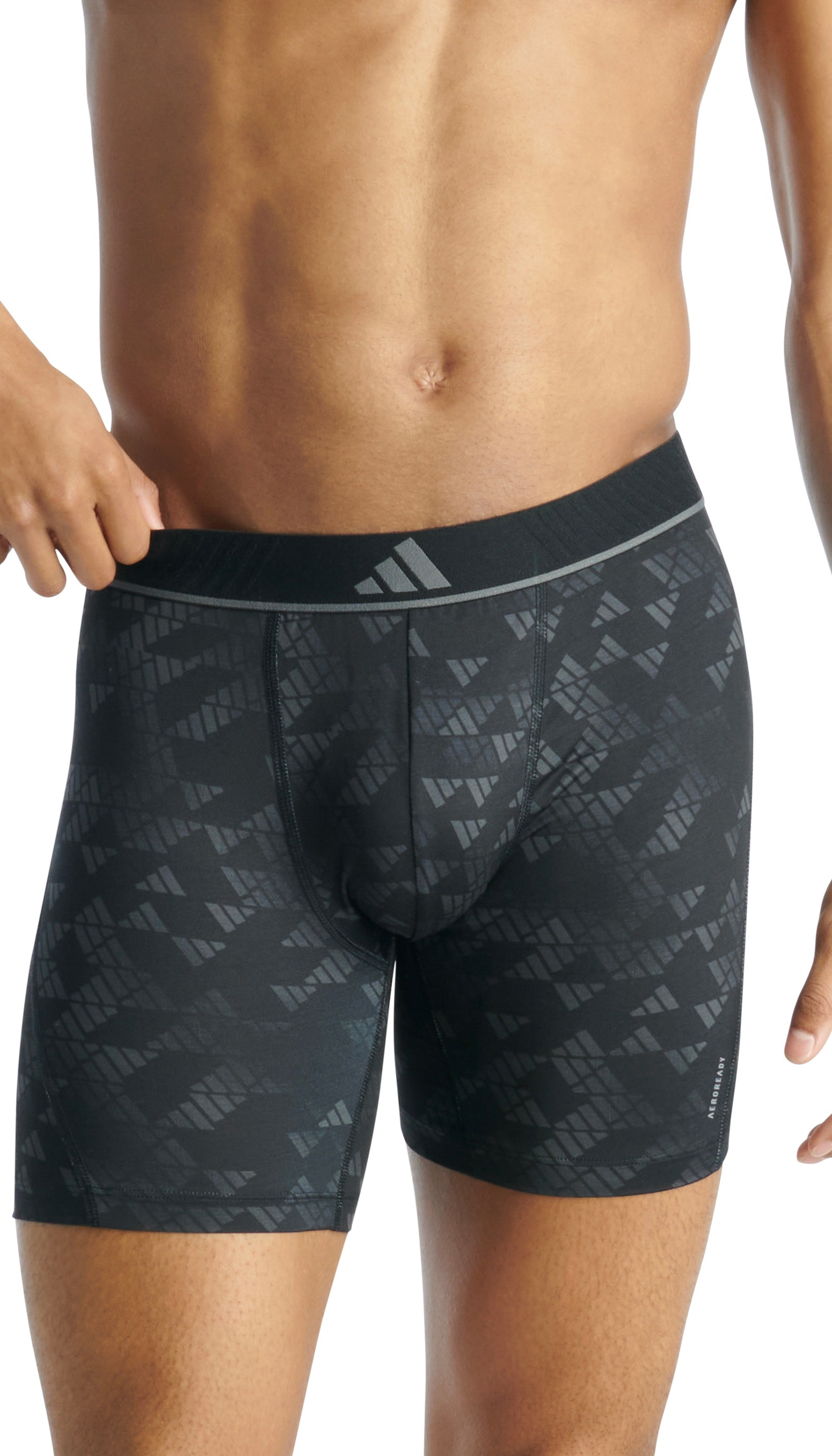 adidas Sportswear Boxershorts »Active Micro Flex Eco«, (3er Pack), Mit längerem Bein