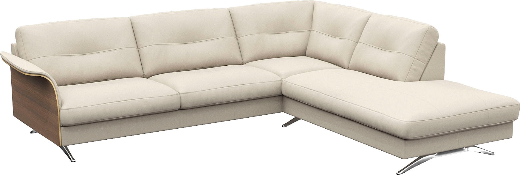 FLEXLUX Ecksofa »Glow«, Skandinavisches Design, In hochwertiger Verarbeitung
