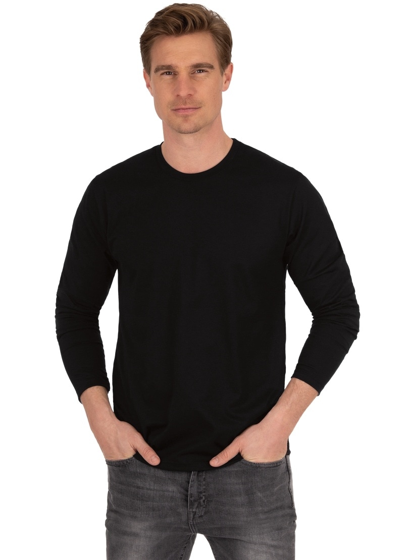 Trigema T-Shirt »TRIGEMA Langarmshirt Baumwolle« OTTO aus online bei 100% kaufen