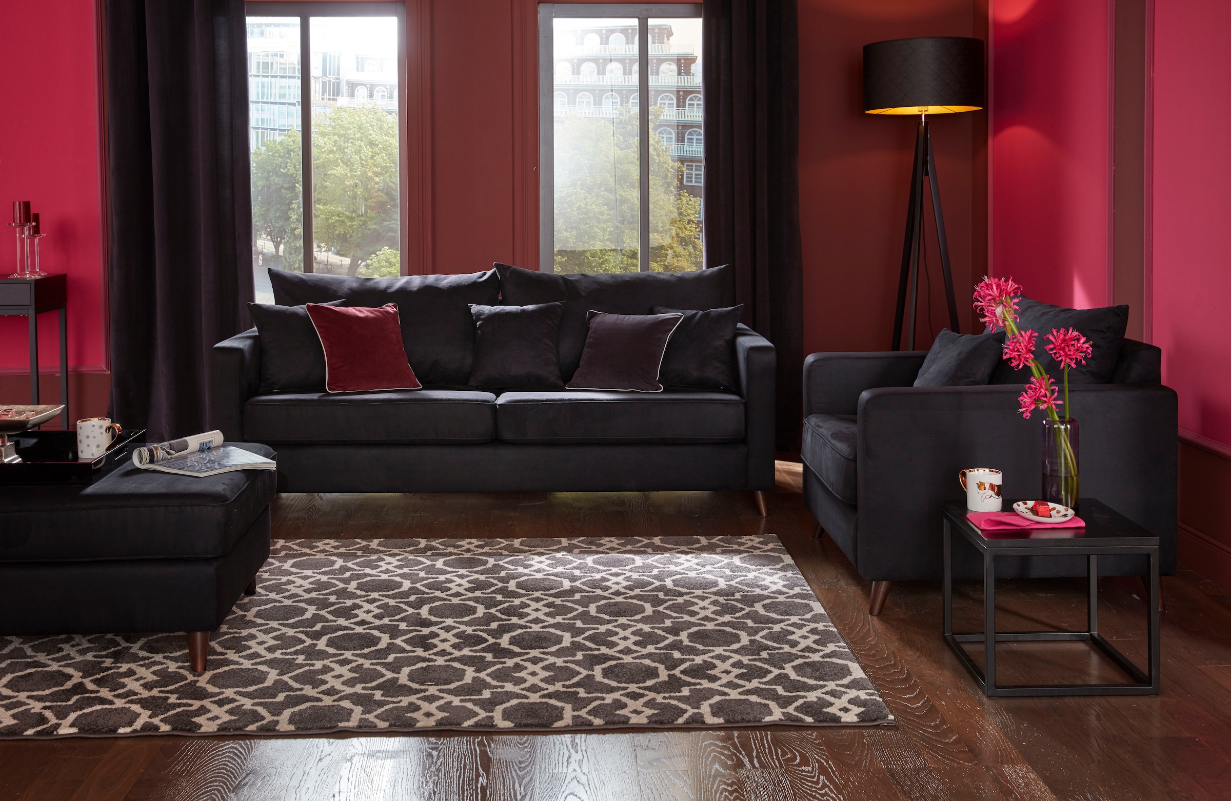 Home affaire Sessel »Renesse« lose Kissen, Keder an Sitzkissen