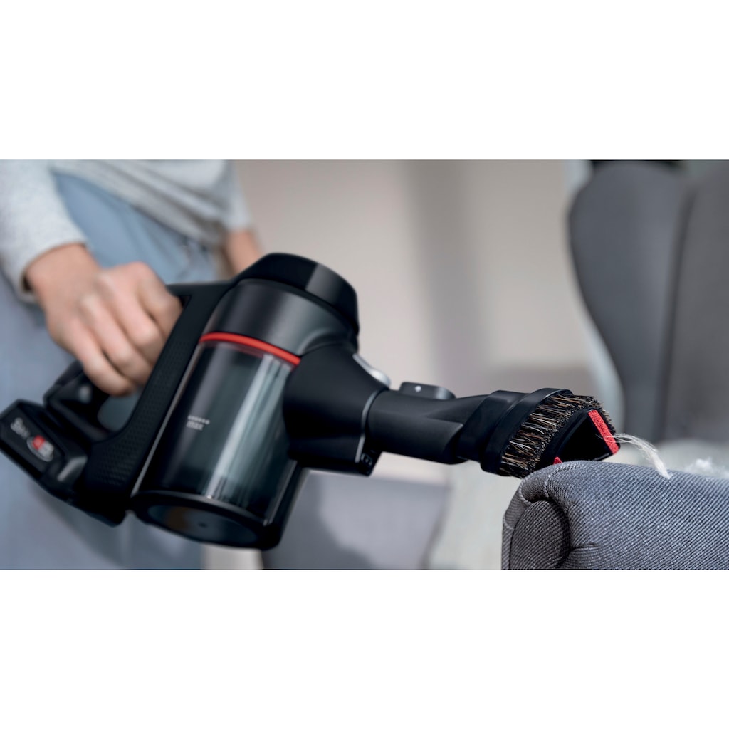 BOSCH Akku-Stielstaubsauger »Unlimited 7 BKS711XXL, Knickrohr, Hygiene-Filter, 10 J. Motorgarantie«, LED-Licht, hohe Saugkraft, lange Laufzeit, Mini-Turbo-Düse, schwarz