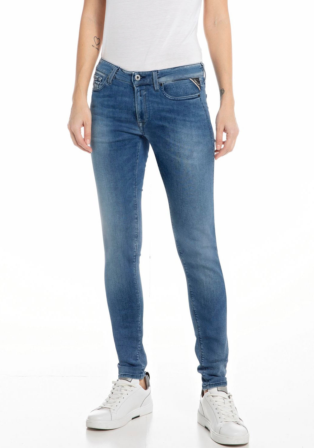 Replay 5-Pocket-Jeans »NEW LUZ Skinny Fit«, in Ankle-Länge