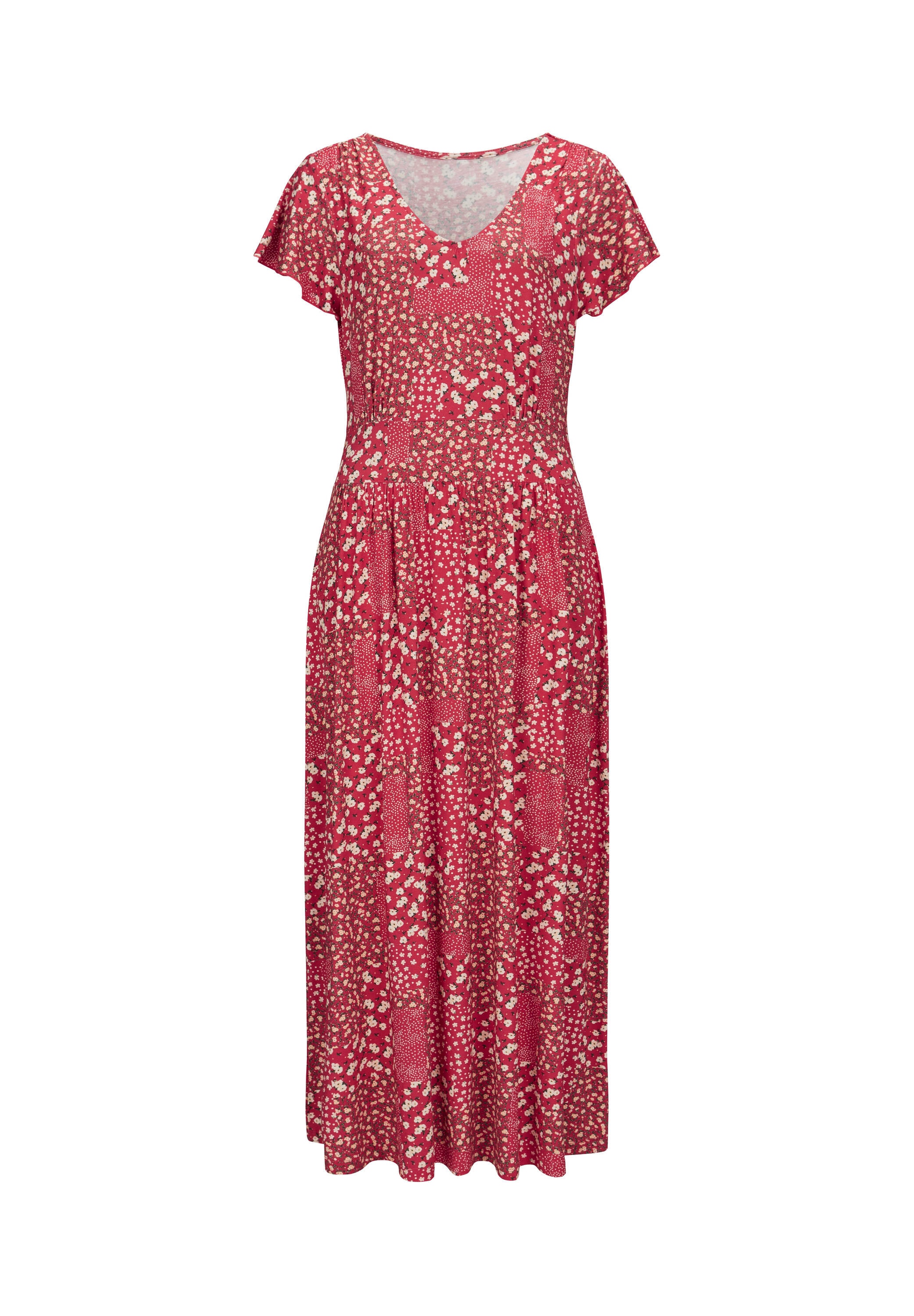 Witt Sommerkleid »Jersey-Kleid Jerseykleid mit Flügel-Ärmeln« Ohne Taschen