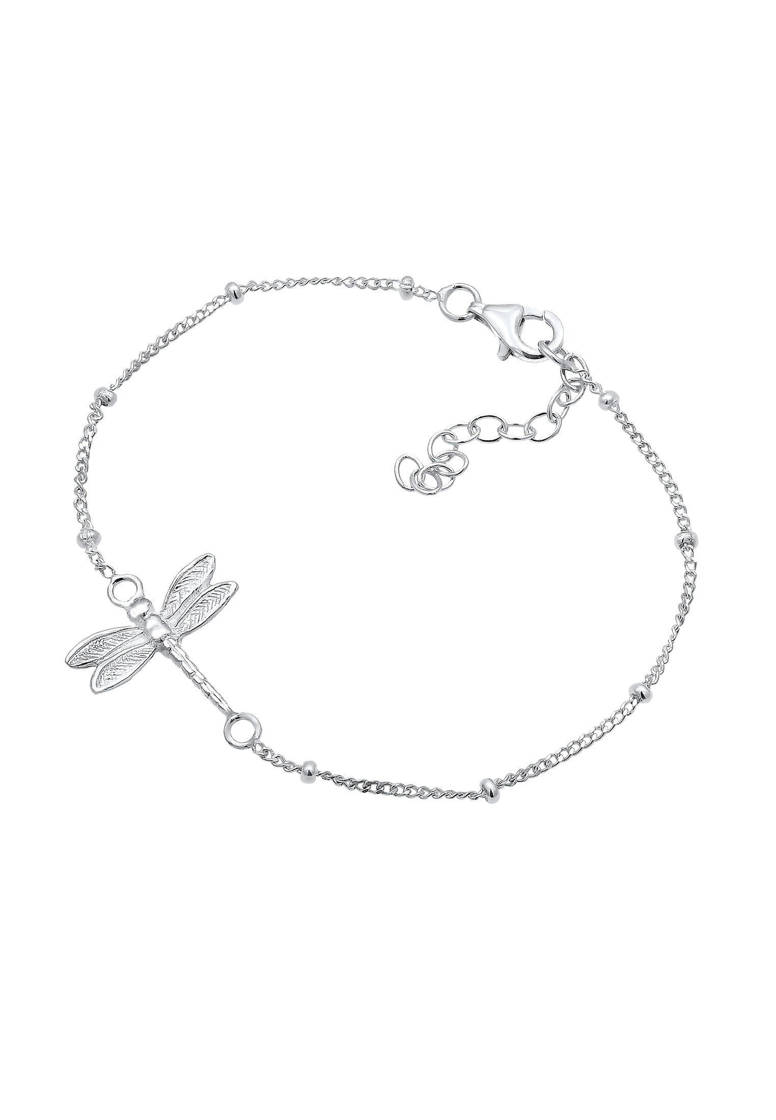 Elli Armkette »Armband Libelle Kugelkette Verspielt Sommer 925 Silber«