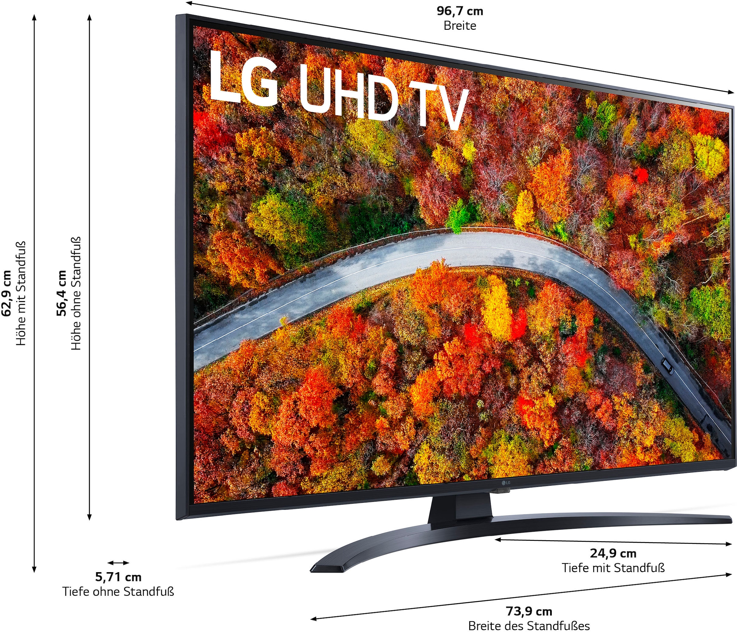 LG LCD-LED Fernseher cm/43 108 bei kaufen 4K Smart-TV OTTO HD, Ultra »43UP81009LR«, jetzt Zoll