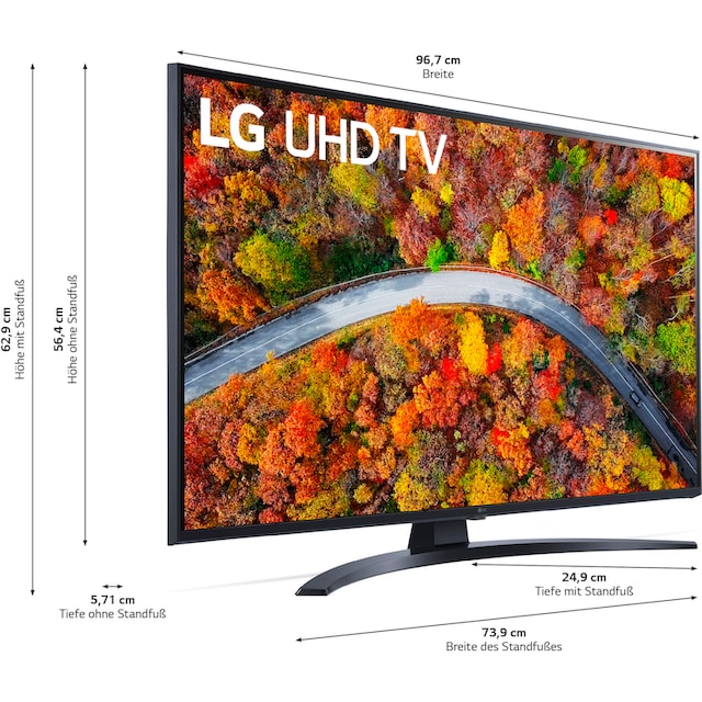 LG LCD-LED Fernseher »43UP81009LR«, 108 cm/43 Zoll, 4K Ultra HD, Smart-TV  jetzt kaufen bei OTTO