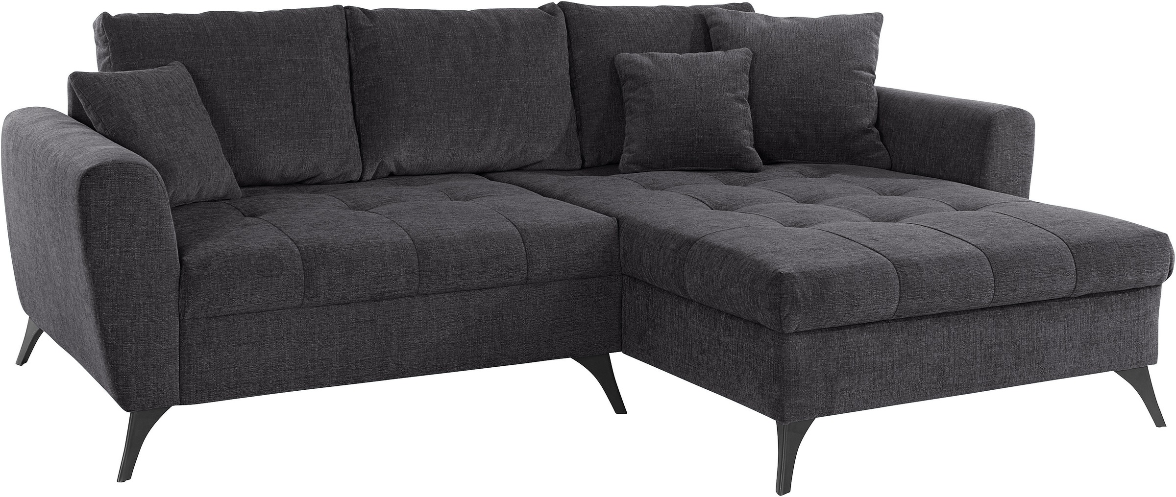 INOSIGN Ecksofa »Lörby L-Form«, Belastbarkeit bis 140kg pro Sitzplatz, auch mit Aqua clean-Bezug