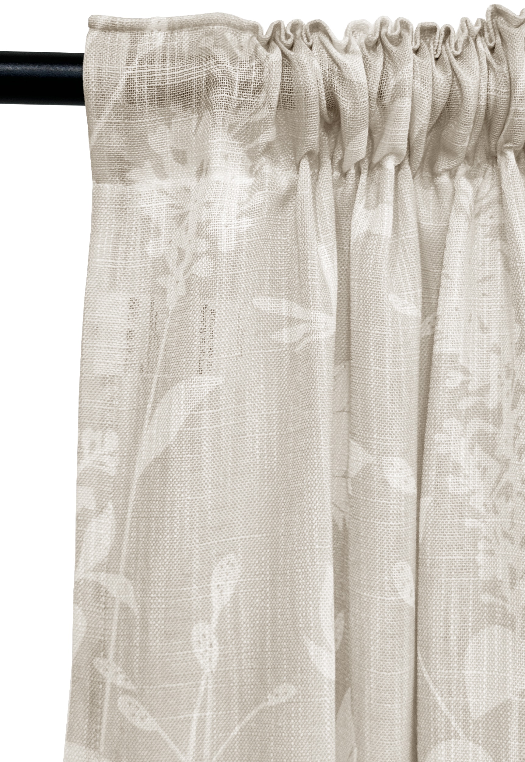 OTTO home Gardine »Linnah« Multifunktionsband 1 Stk. tlg. halbtransparent, strukturiert, Wohnzimmer, Schlafzimmer, Esszimmer,