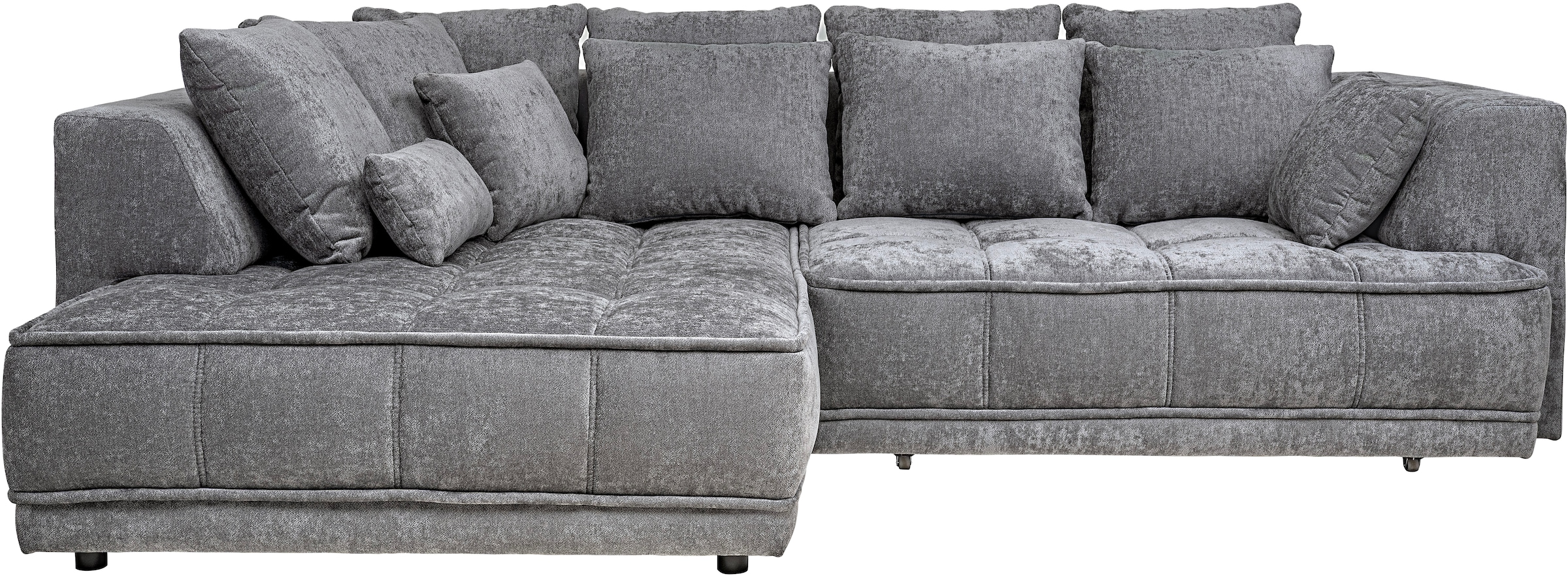 WERK2 Ecksofa »Tiga, Komfortsofa mit elekt. Auszugsfunktion, bequem, L-Form«