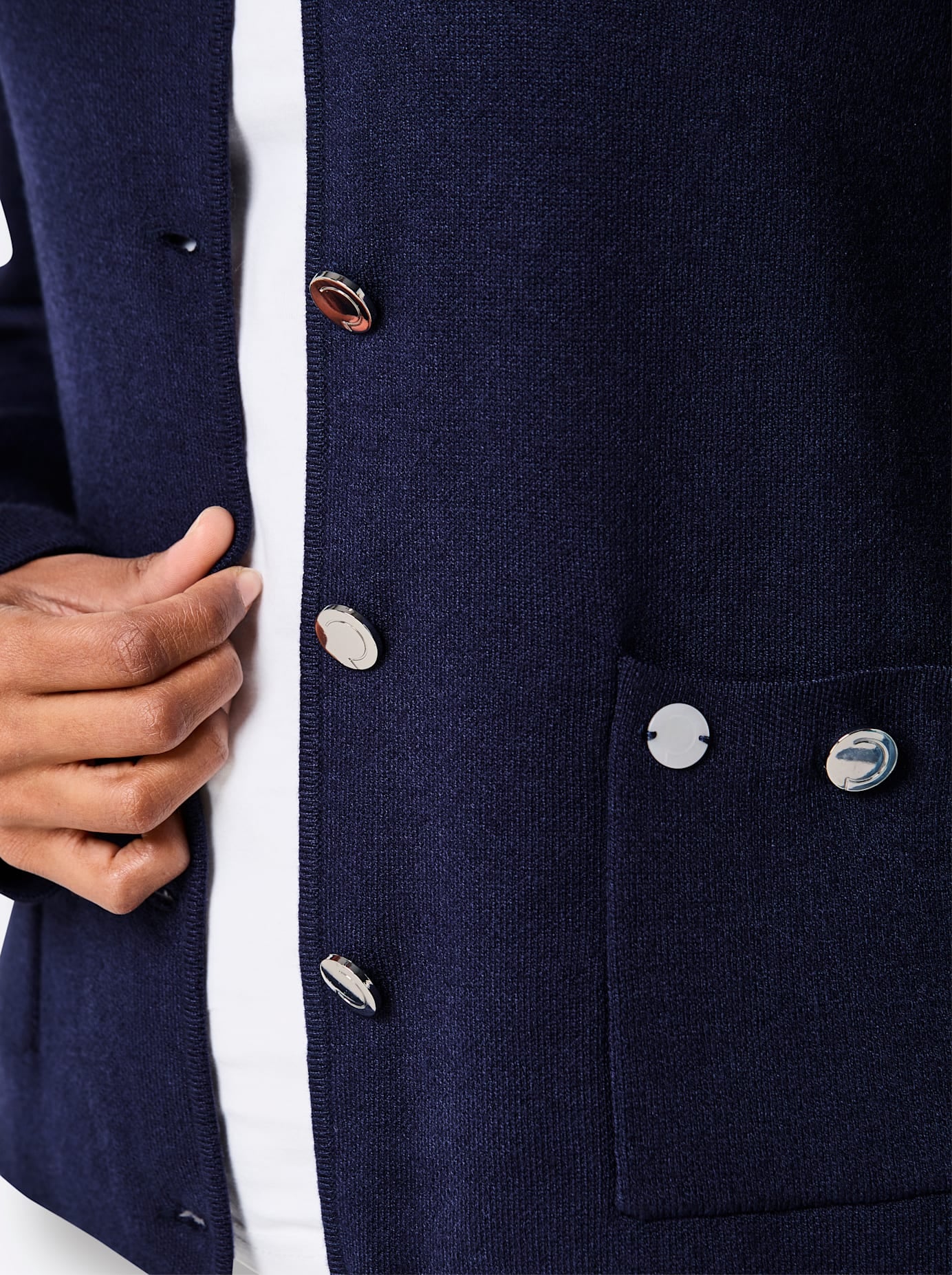 CREATION L PREMIUM Jacquardstrickjacke