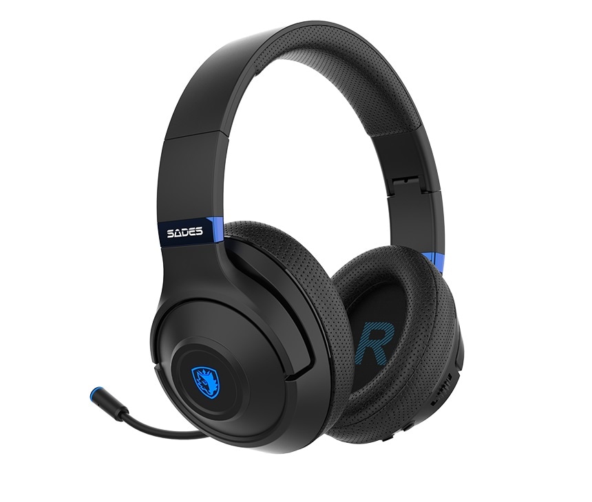 Sades Gaming-Headset »Whisper SA-205«, kabellos, Stereo, Over Ear, Bluetooth 5.3, 3,5 mm