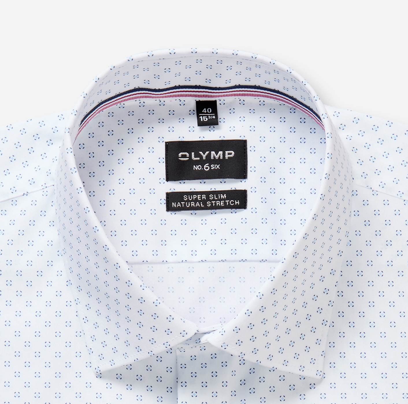 OLYMP Langarmhemd »No. Six« Businesshemd, super slim, Kentkragen