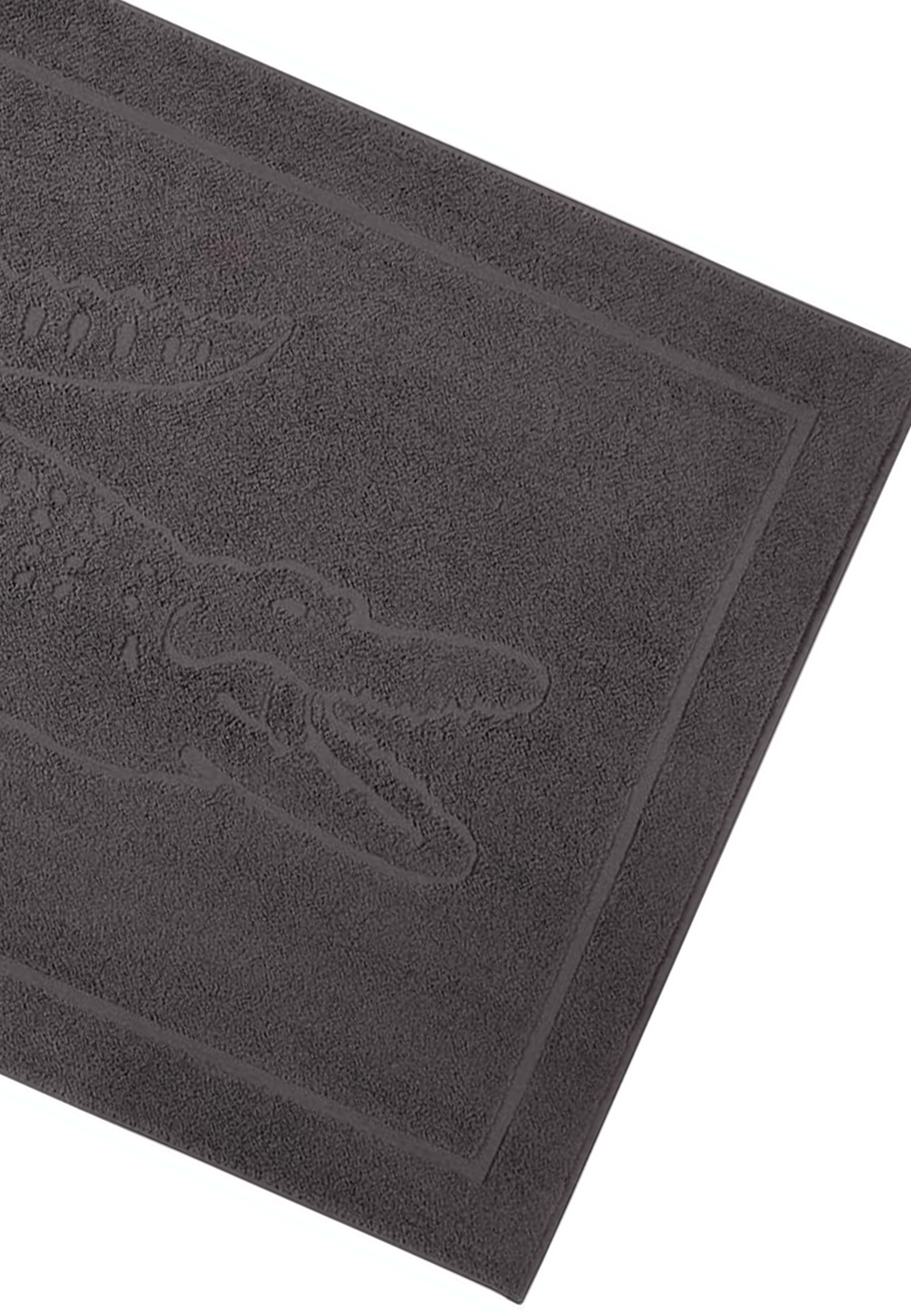 Lacoste Badematte »»LLACOSTE«« Höhe 20 mm schnell trocknend hochwertige Badematte in Größe 55x80 cm