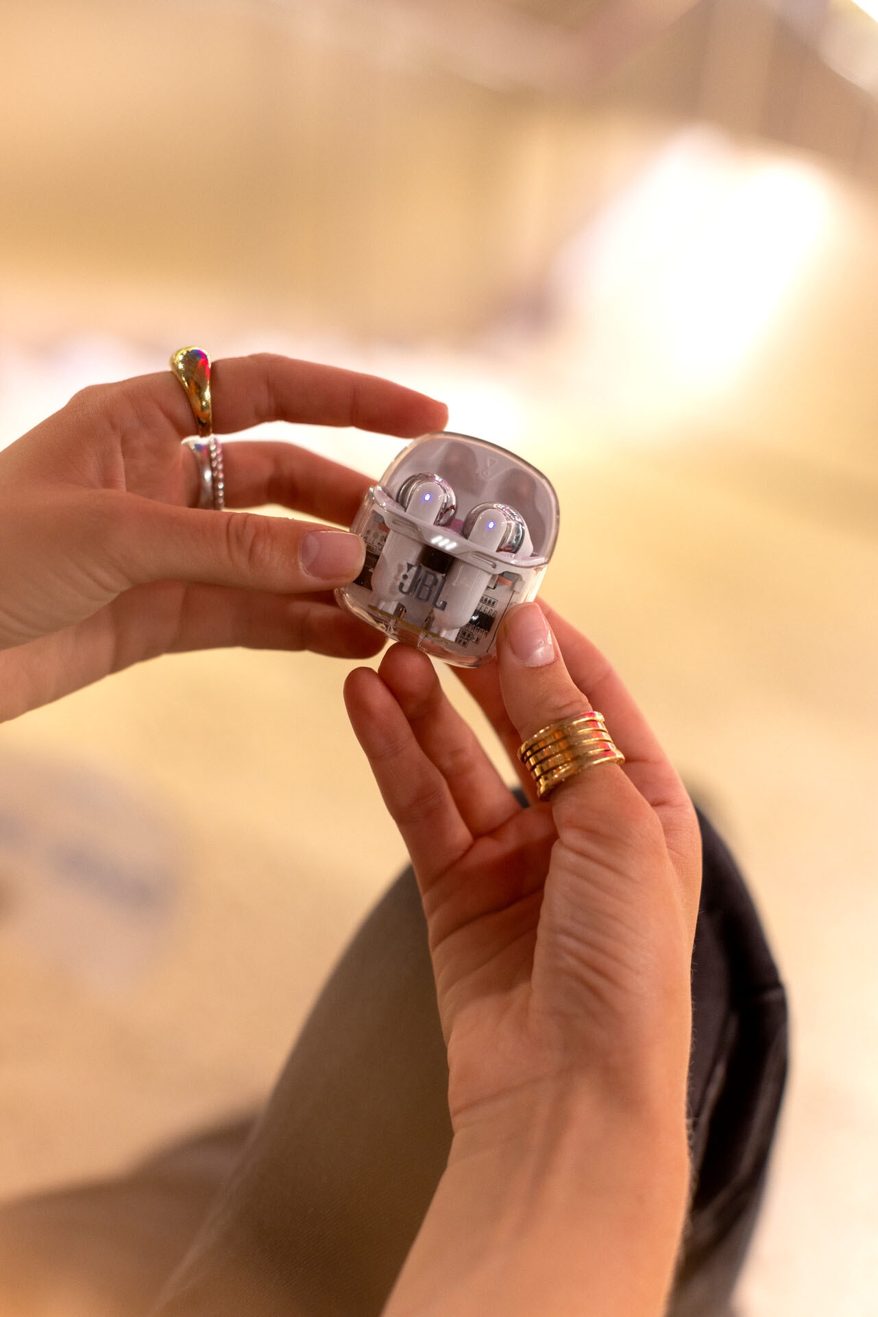 JBL wireless In-Ear-Kopfhörer »Tune Flex Ghost« Bluetooth Active Noise Cancelling (ANC)