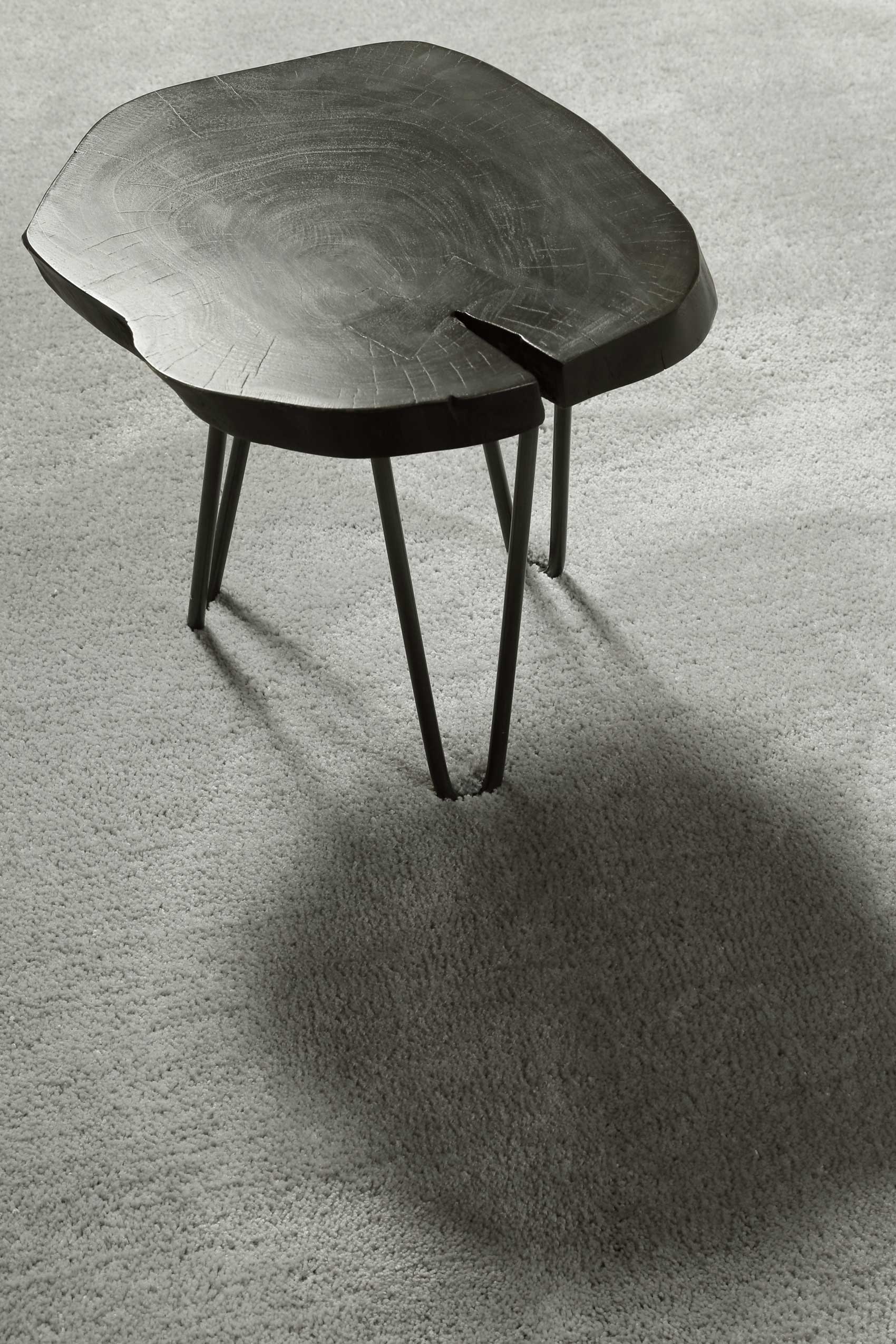 Homie Living Teppich »Pisa« rund 25 mm Höhe Hochflor, Microfaser, uni, weich, Shaggy, Wohnzimmer, Schlafzimmer