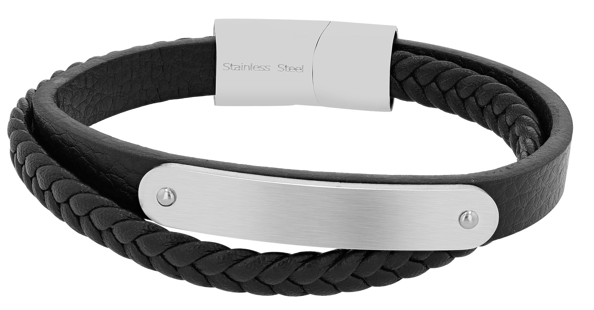 Adelia´s Armband »Damen Armband aus Leder 21,5 cm«