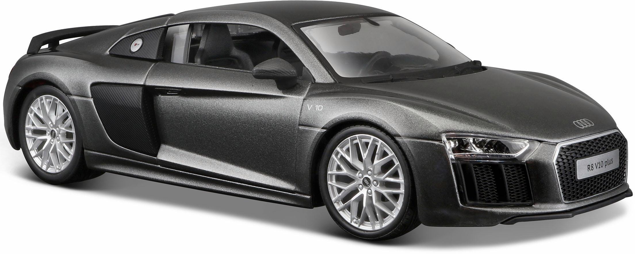 Sammlerauto »Audi R8 V10 Plus, 1:24, grau«, 1:24, aus Metallspritzguss