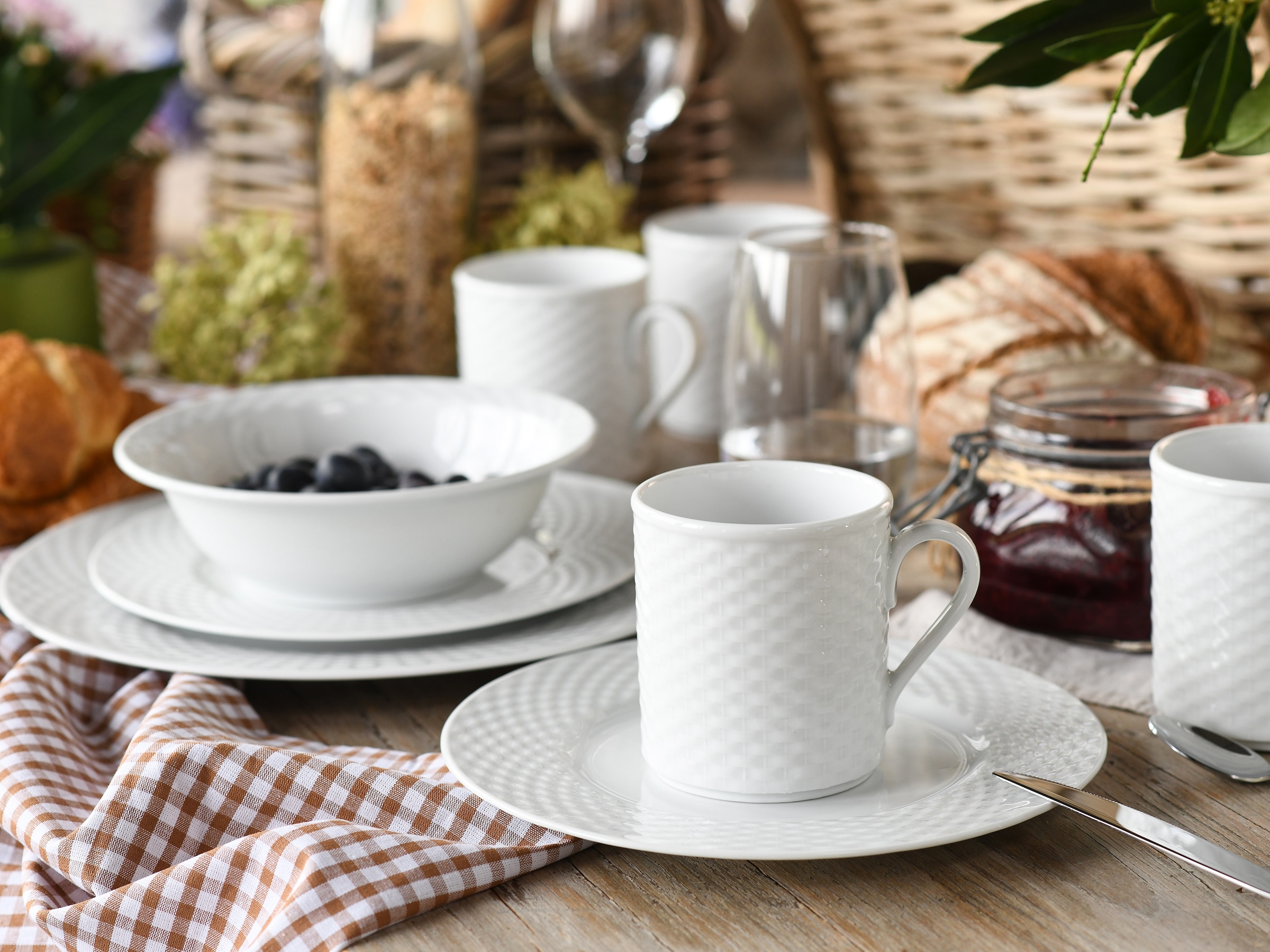 CreaTable Kombiservice »Polo, Service 16-tlg.« Daily Use, Zeitlos