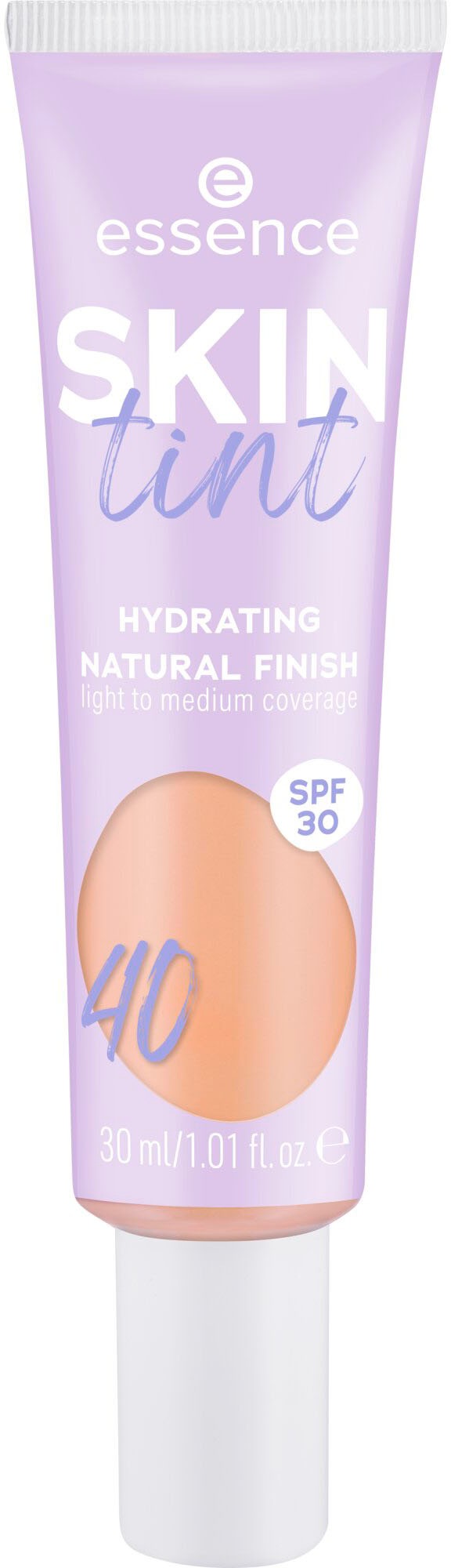 Essence Foundation »SKIN tint«, (3er Pack), mit veganen Inhaltsstoffen