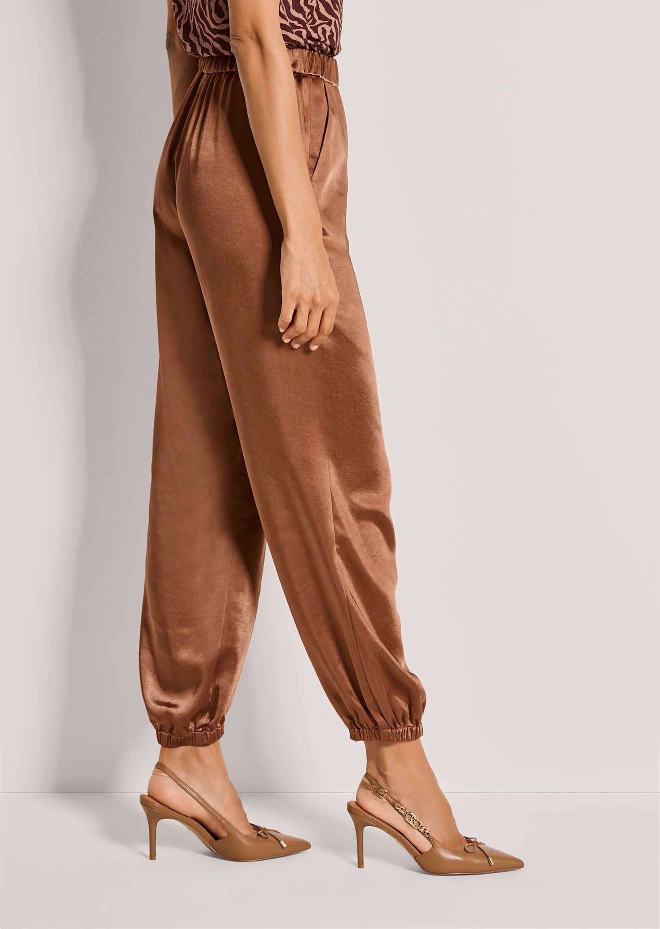 MADELEINE Stoffhose »Satinhose Stoffhose mit Schlupfbund«