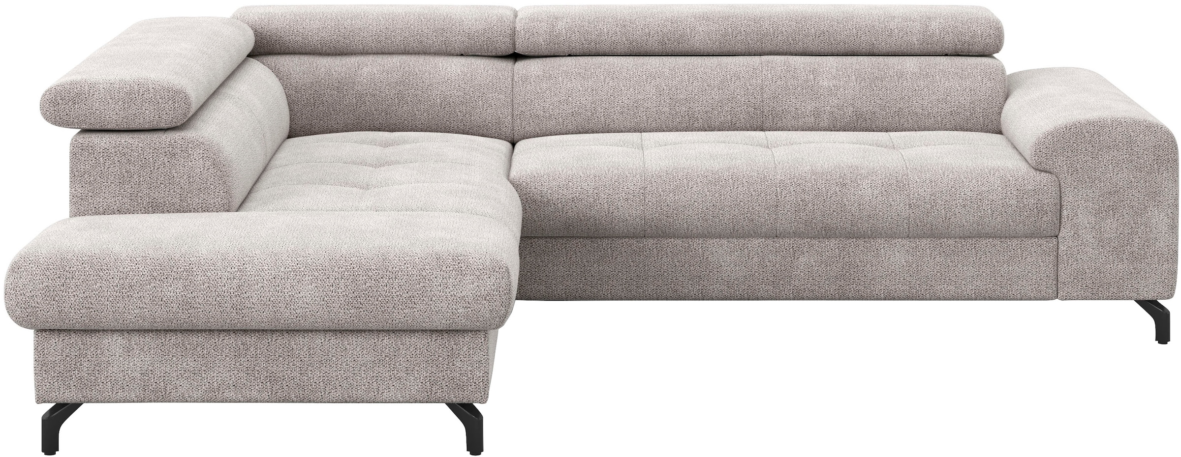 COTTA Ecksofa »Aura L-Form«, mit Schlaffunktion, Bettkasten und Kopfteilverstellung