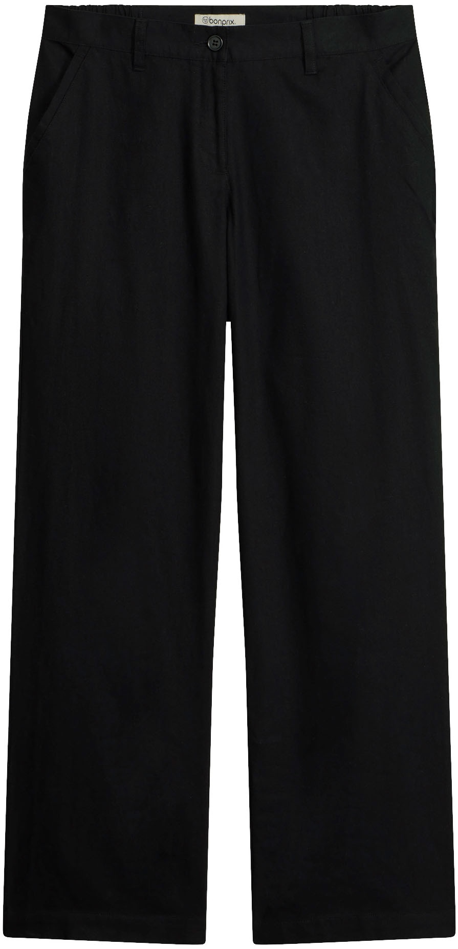bonprix Leinenhose  aus Leinen-Baumwoll-Mix, Loose Fit, komfortable Leibhöhe