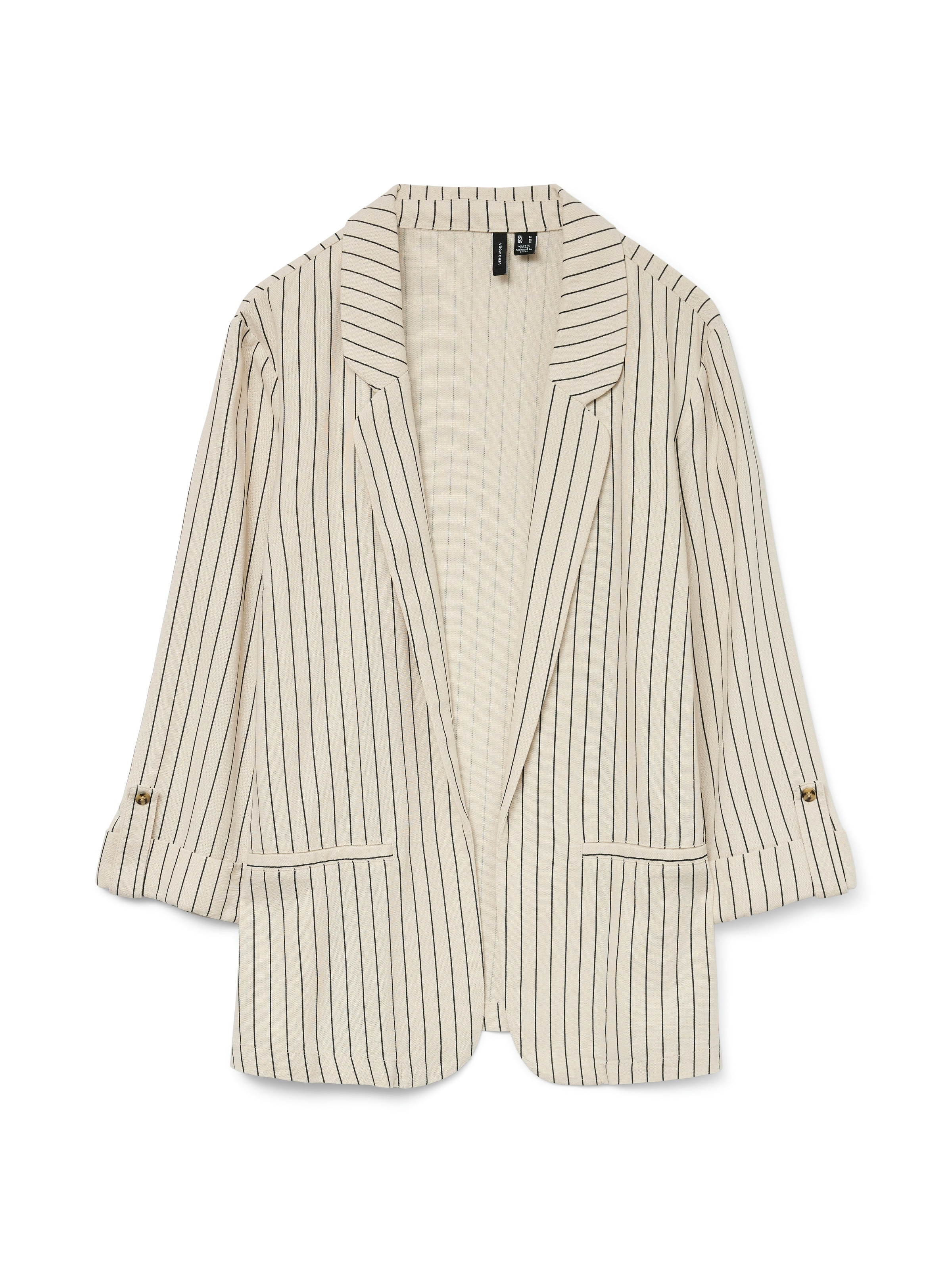 Vero Moda Kurzblazer »VMJESMILO 3/4 LOOSE BLAZER WVN GA NOOS«, mit Leinen