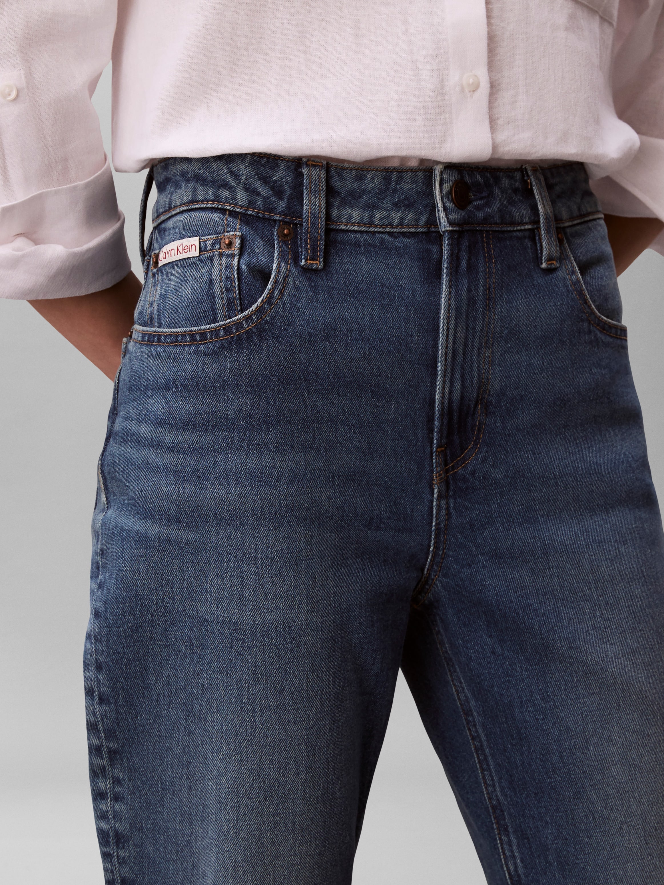Calvin Klein Jeans High-waist-Jeans Regular fit mit high waist Passform