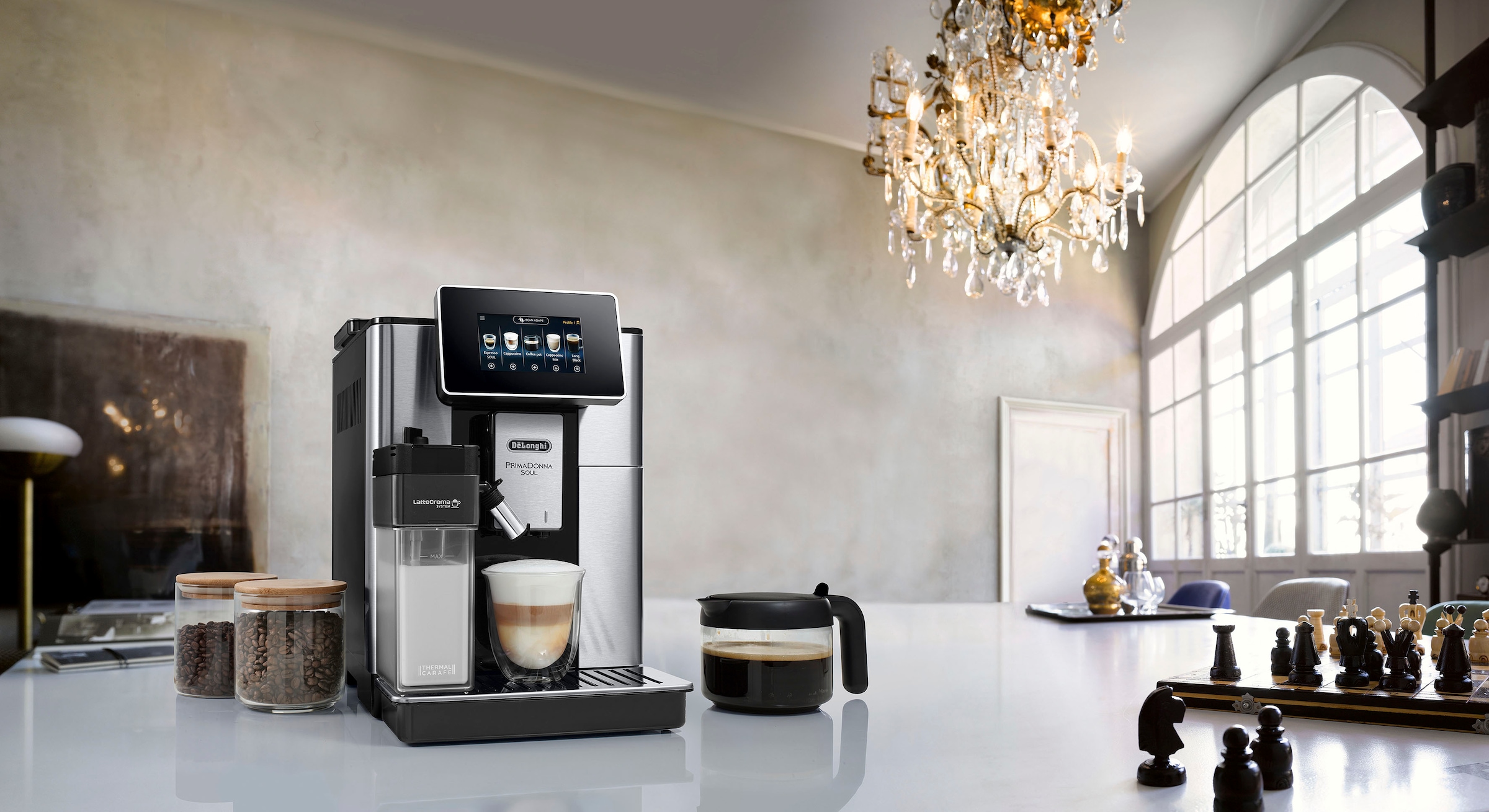 De'Longhi Kaffeevollautomat »PrimaDonna Soul ECAM 610.75.MB«, inkl. Kaffeekanne im Wert von UVP € 29,99
