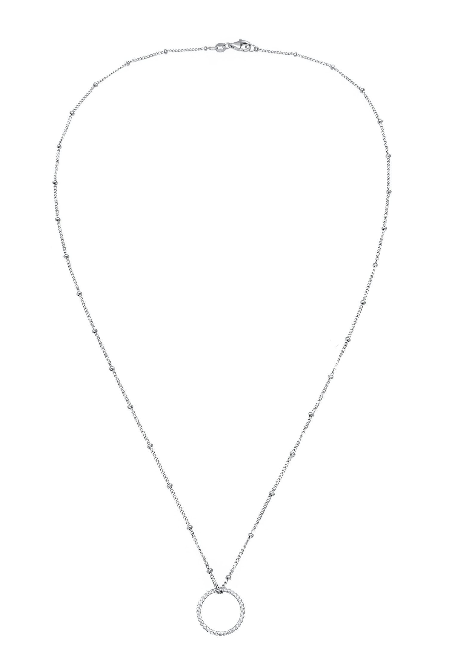 Elli Lange Kette »Halskette Kreis Twisted Kugelkette 925 Silber«