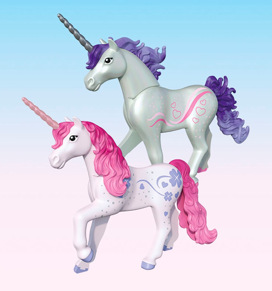 Playmobil® Konstruktions-Spielset »Sammeleinhorn, Glückslavendel mit Fee (71843), Princess Magic«