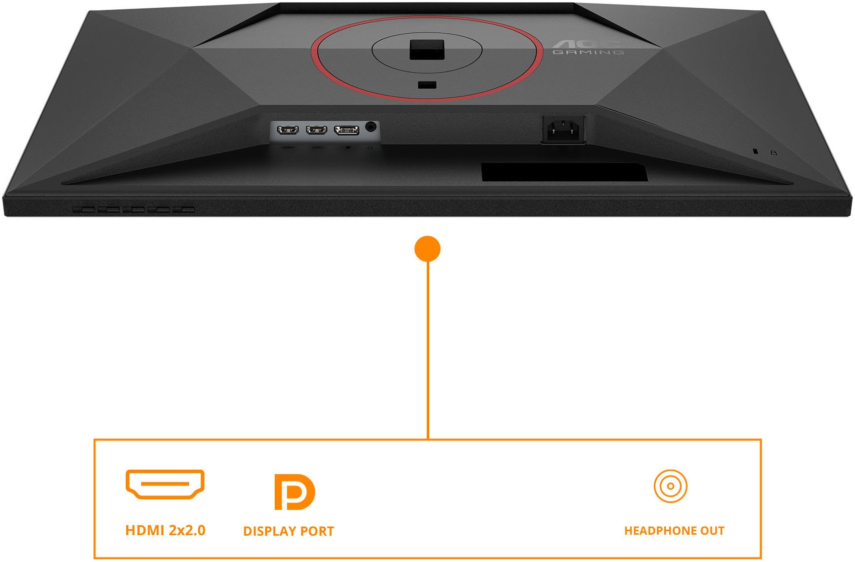 AOC Gaming-LED-Monitor »27G4HA« 69 cm/27 ″  1920 x 1080 px Full HD 1 Reaktionszeit 200 Hz