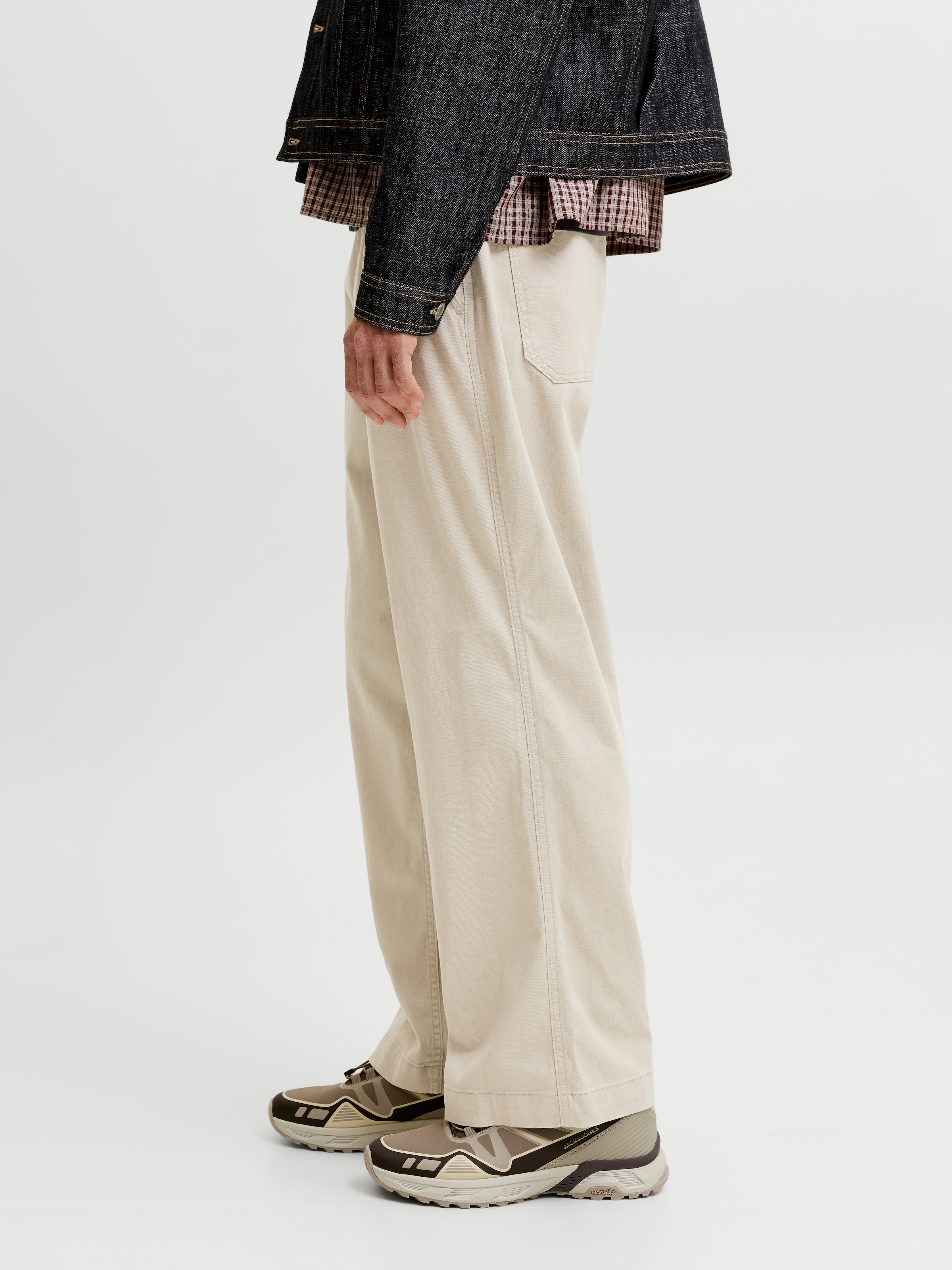 Jack & Jones Chinos »JPSTBILL DREW CHINO NOOS«  Baumwolle, weit geschnitten