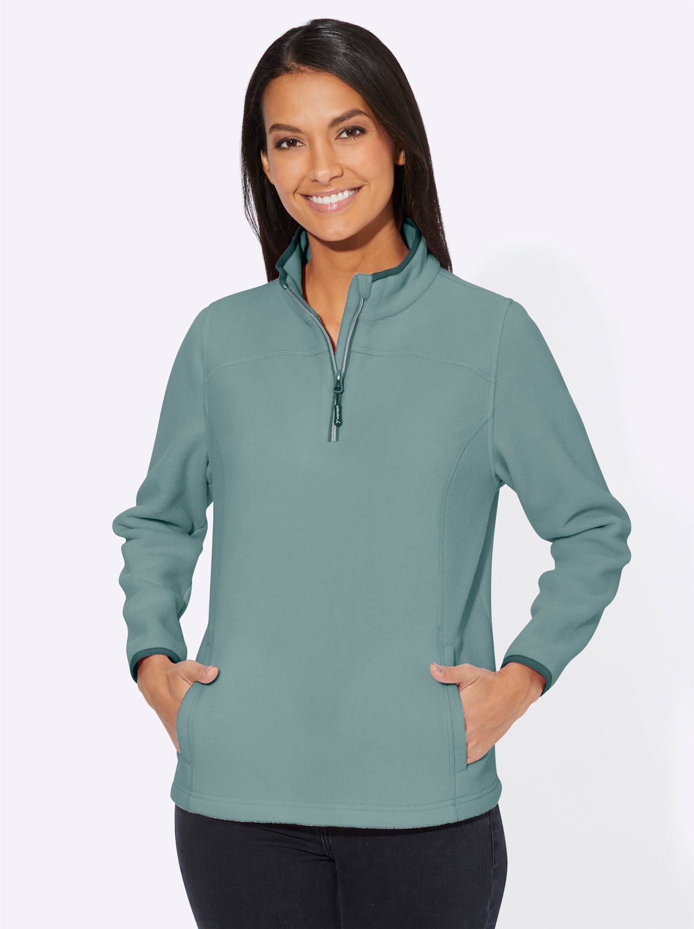 Casual Looks Fleeceshirt »Fleece-Shirt«, (1 tlg.)