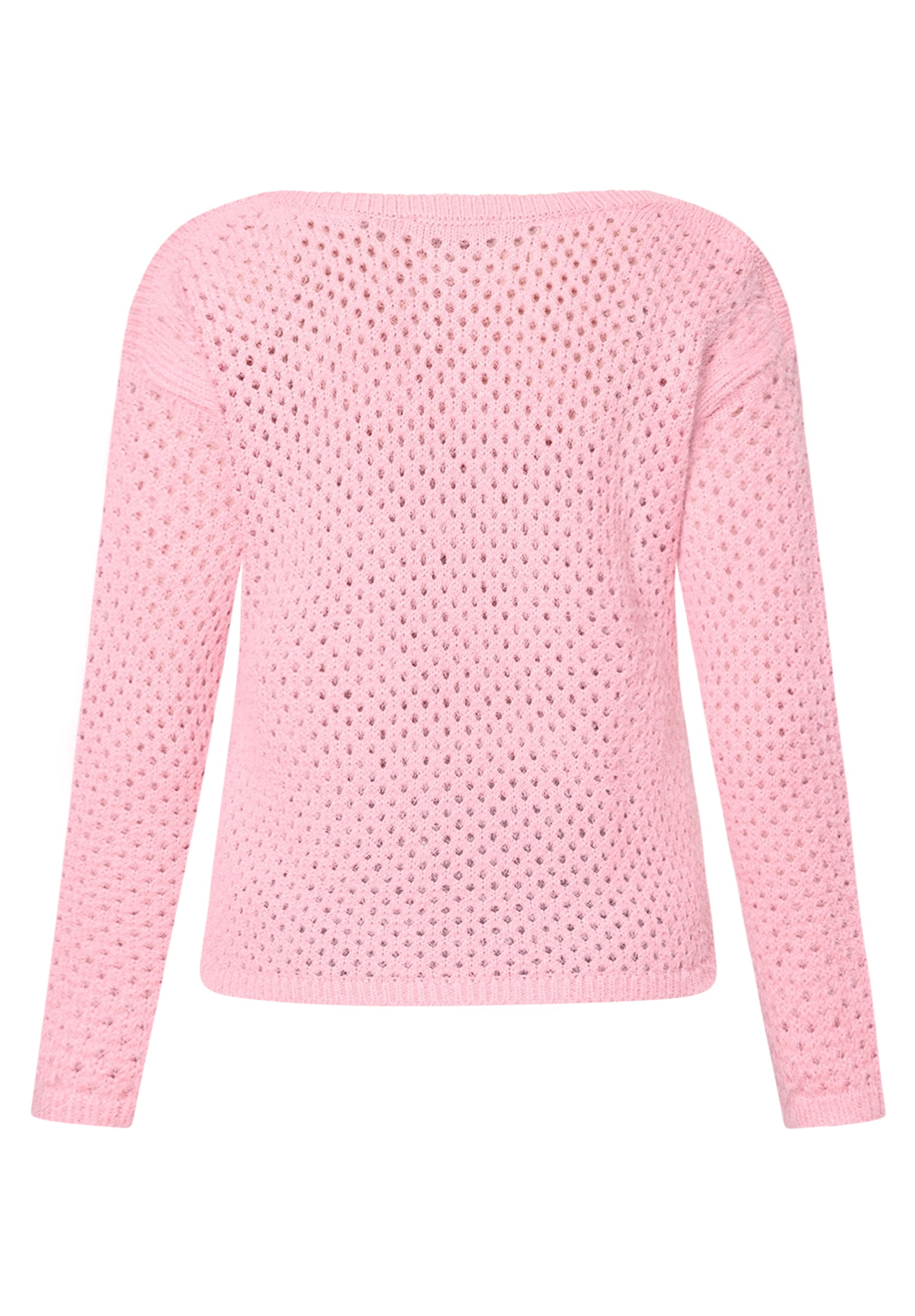 Betty Barclay Rundhalspullover »Lochstrick-Pullover langarm«